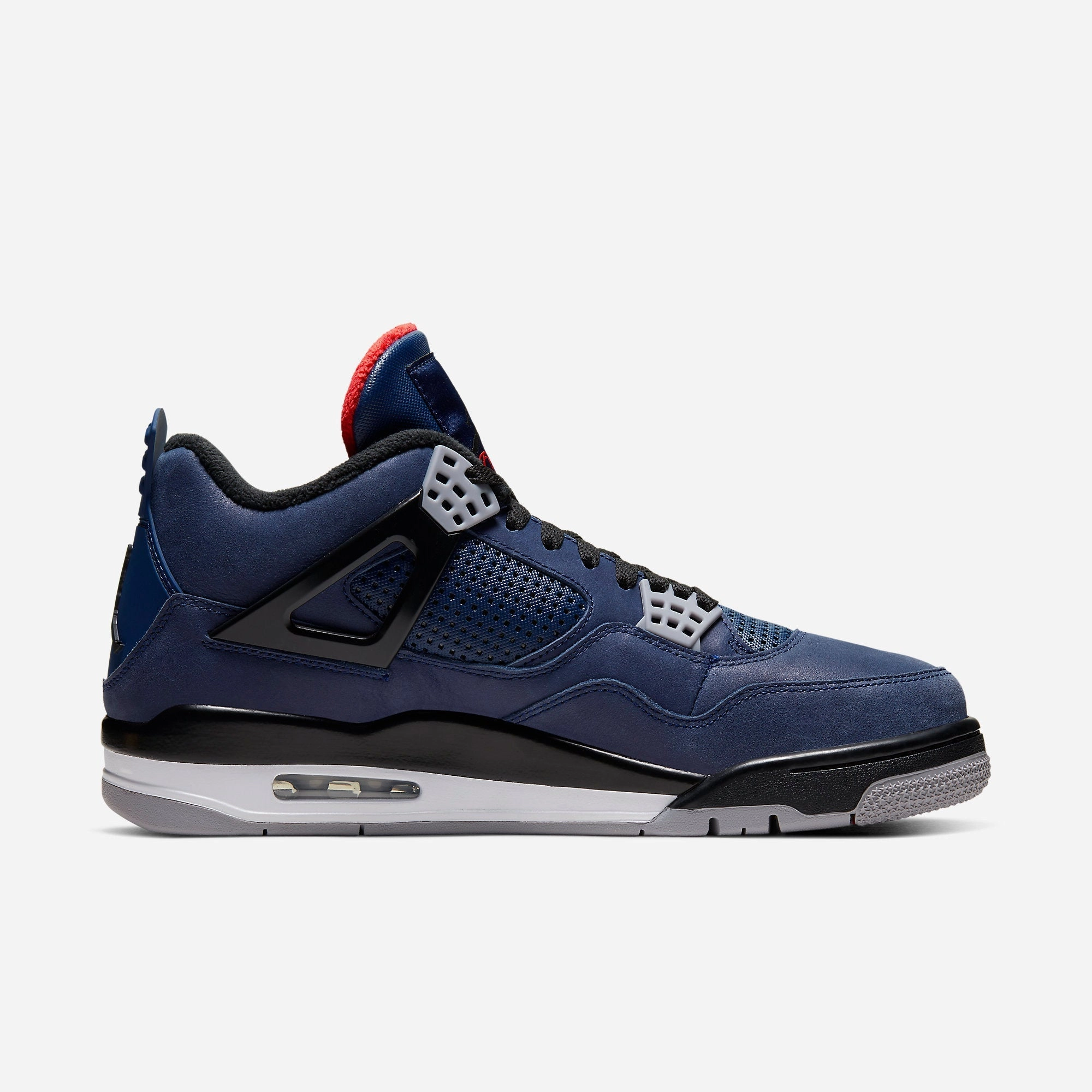 (Men's) Air Jordan 4 Retro Winter 'Loyal Blue' (2019) CQ9597-401 Air Jordan 4 Visible Air Unit Sneakers