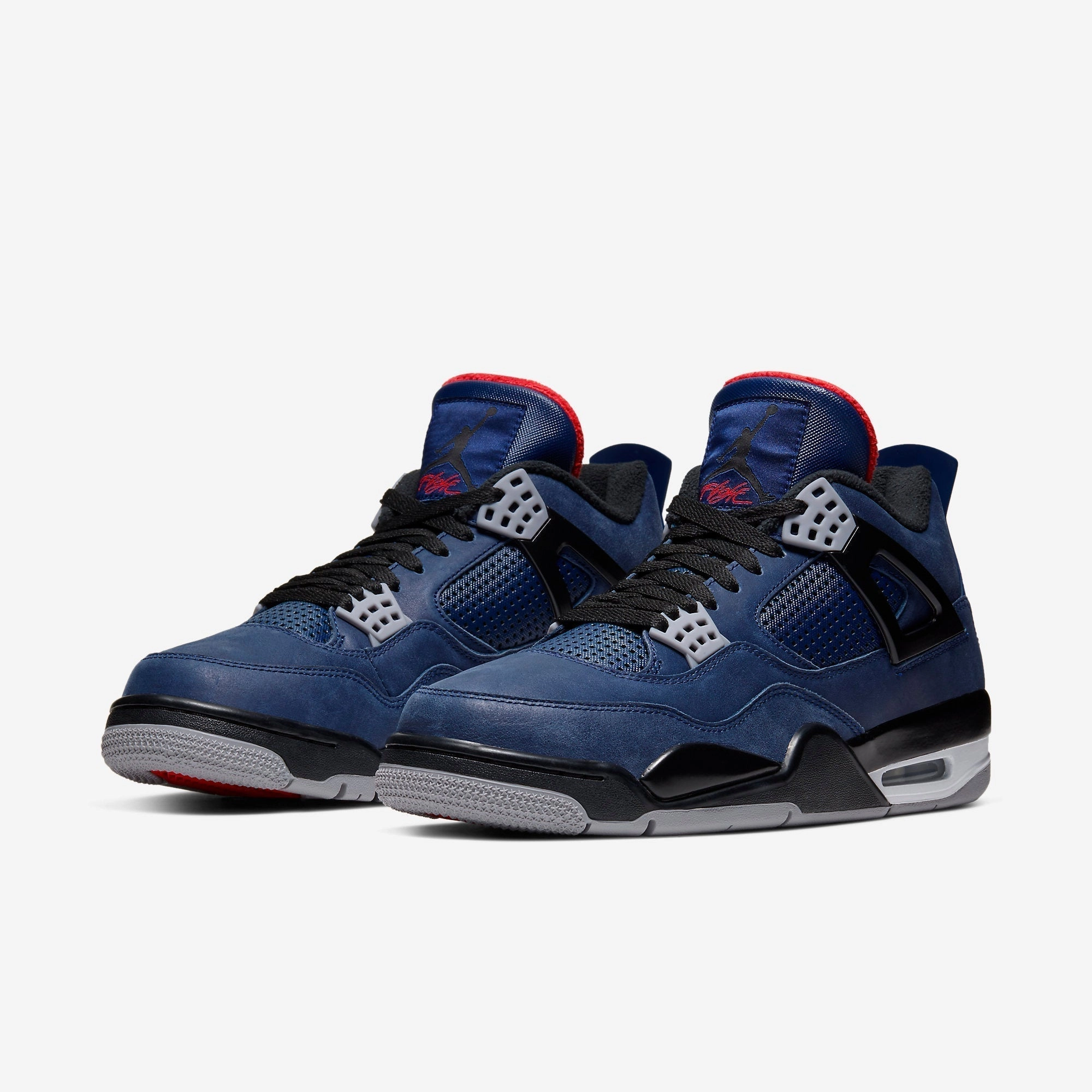 (Men's) Air Jordan 4 Retro Winter 'Loyal Blue' (2019) CQ9597-401 Air Jordan 4 Visible Air Unit Sneakers