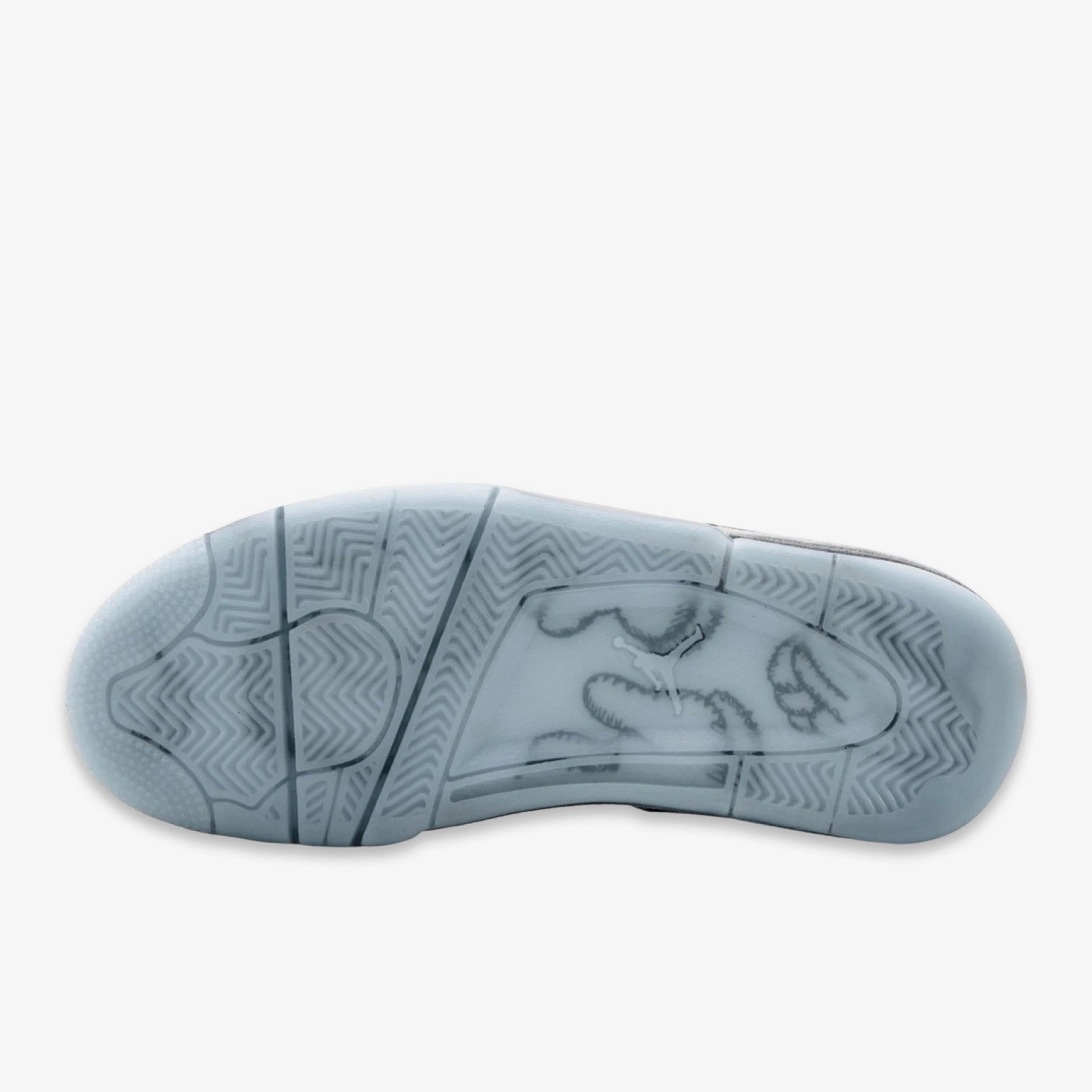 (Men's) Air Jordan 4 Retro x Kaws 'Cool Grey' (2017) 930155-003 Air Jordan 4 Visible Air Unit Sneakers