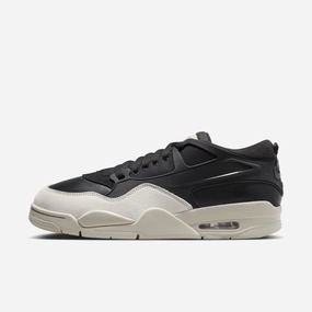 (Men's) Air Jordan 4 RM 'Black / Light Bone' (2024) FQ7939-001 Air Jordan 4 sneakers with visible air unit