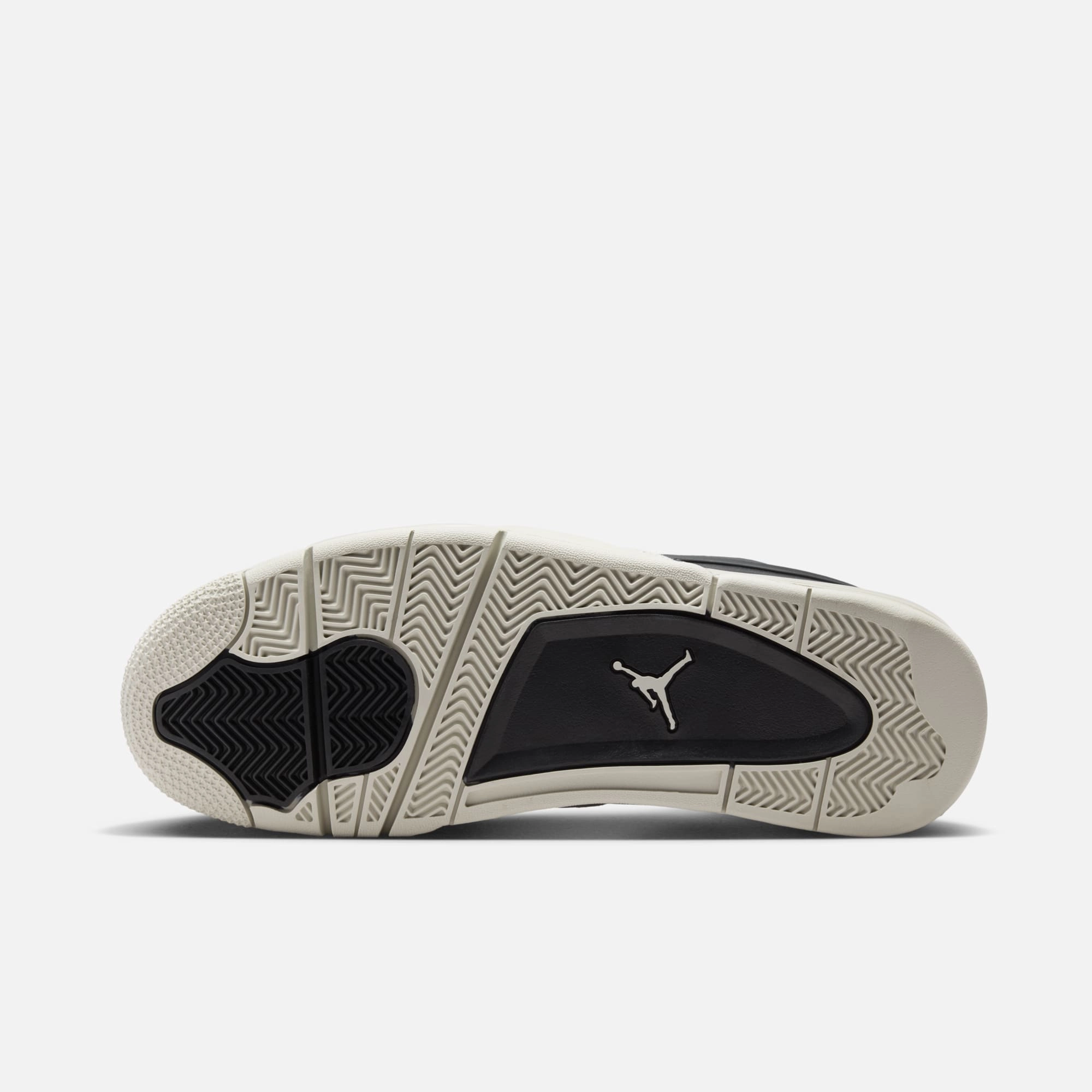 (Men's) Air Jordan 4 RM 'Black / Light Bone' (2024) FQ7939-001 Air Jordan 4 Visible Air Unit Sneakers