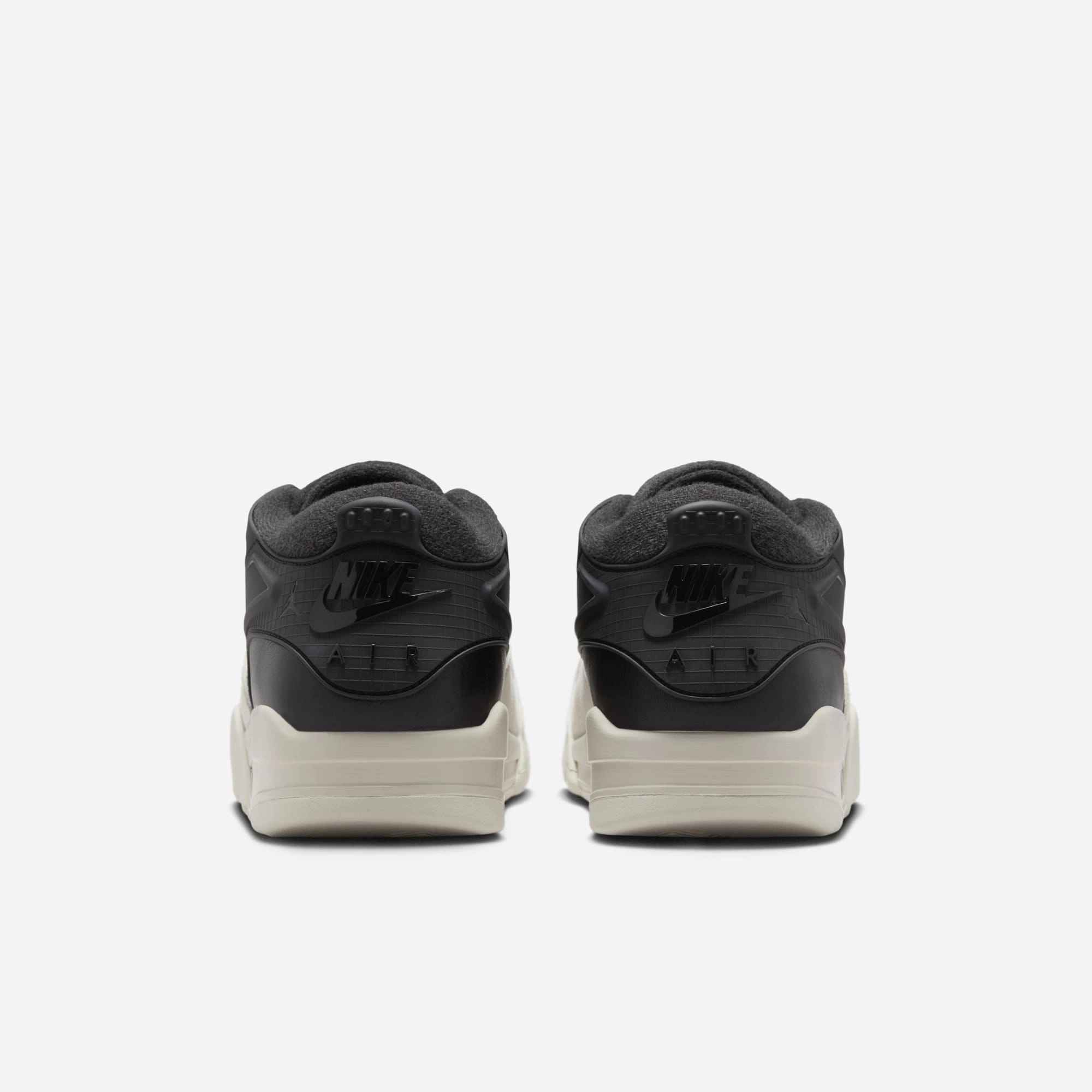 (Men's) Air Jordan 4 RM 'Black / Light Bone' (2024) FQ7939-001 Air Jordan 4 Visible Air Unit Sneakers