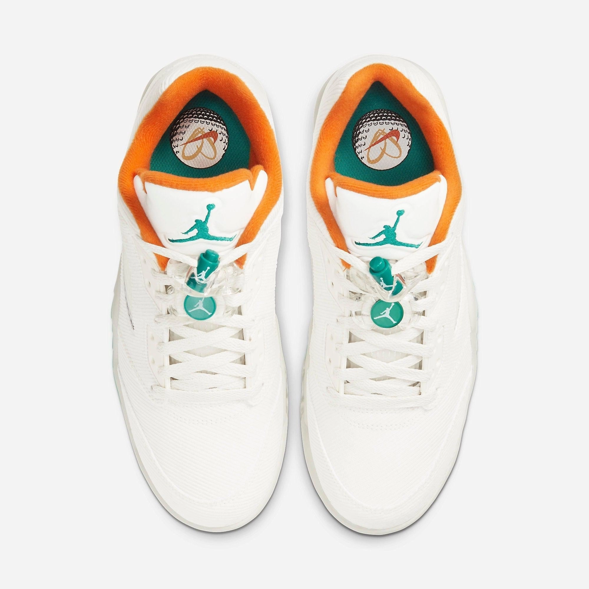 (Men's) Air Jordan 5 Low Golf M 'Lucky and Good' (2020) CW4204-100 Air Jordan 5 Mesh Panel Basketball Shoes