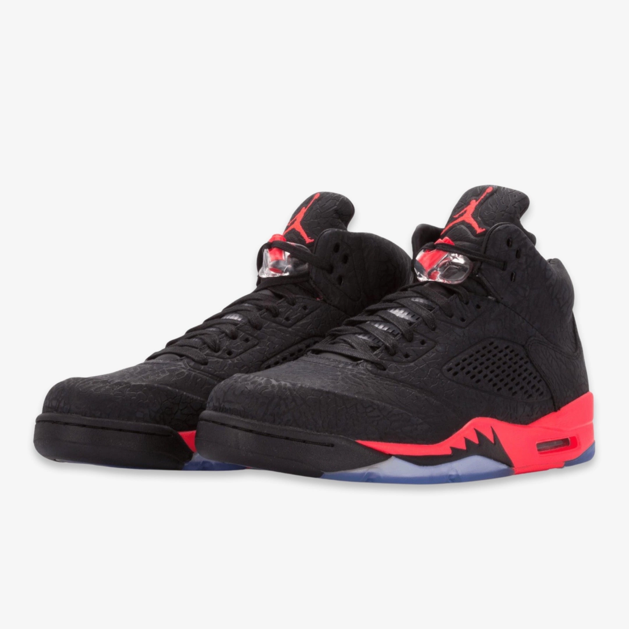 (Men's) Air Jordan 5 Retro 3Lab5 'Infrared 23' (2013) 599581-010 Air Jordan 5 Mesh Panel Basketball Shoes