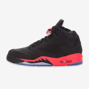 (Men's) Air Jordan 5 Retro 3Lab5 'Infrared 23' (2013) 599581-010 Air Jordan 5 shoes with mesh panel details