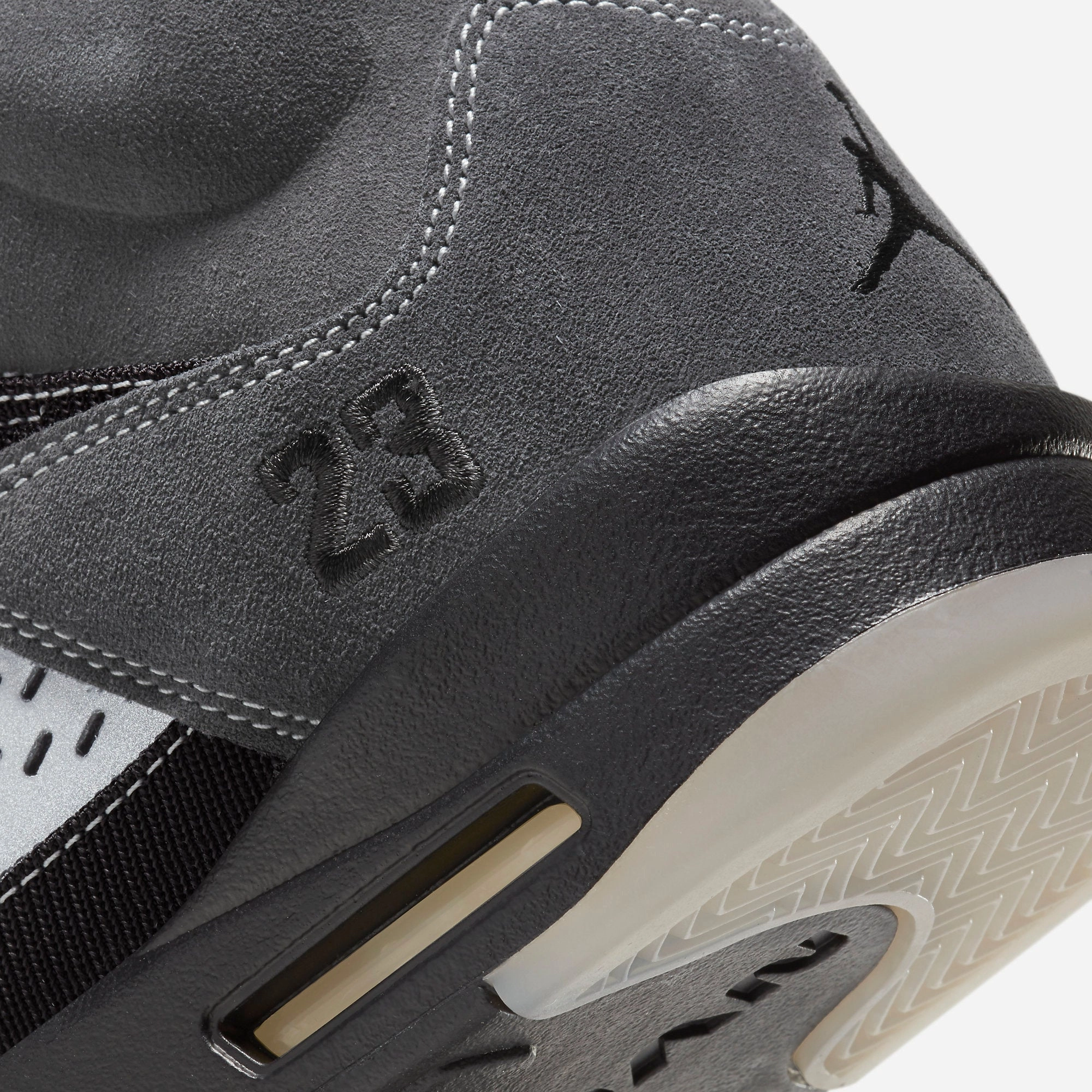(Men's) Air Jordan 5 Retro 'Anthracite' (2021) DB0731-001 Air Jordan 5 Mesh Panel Basketball Shoes