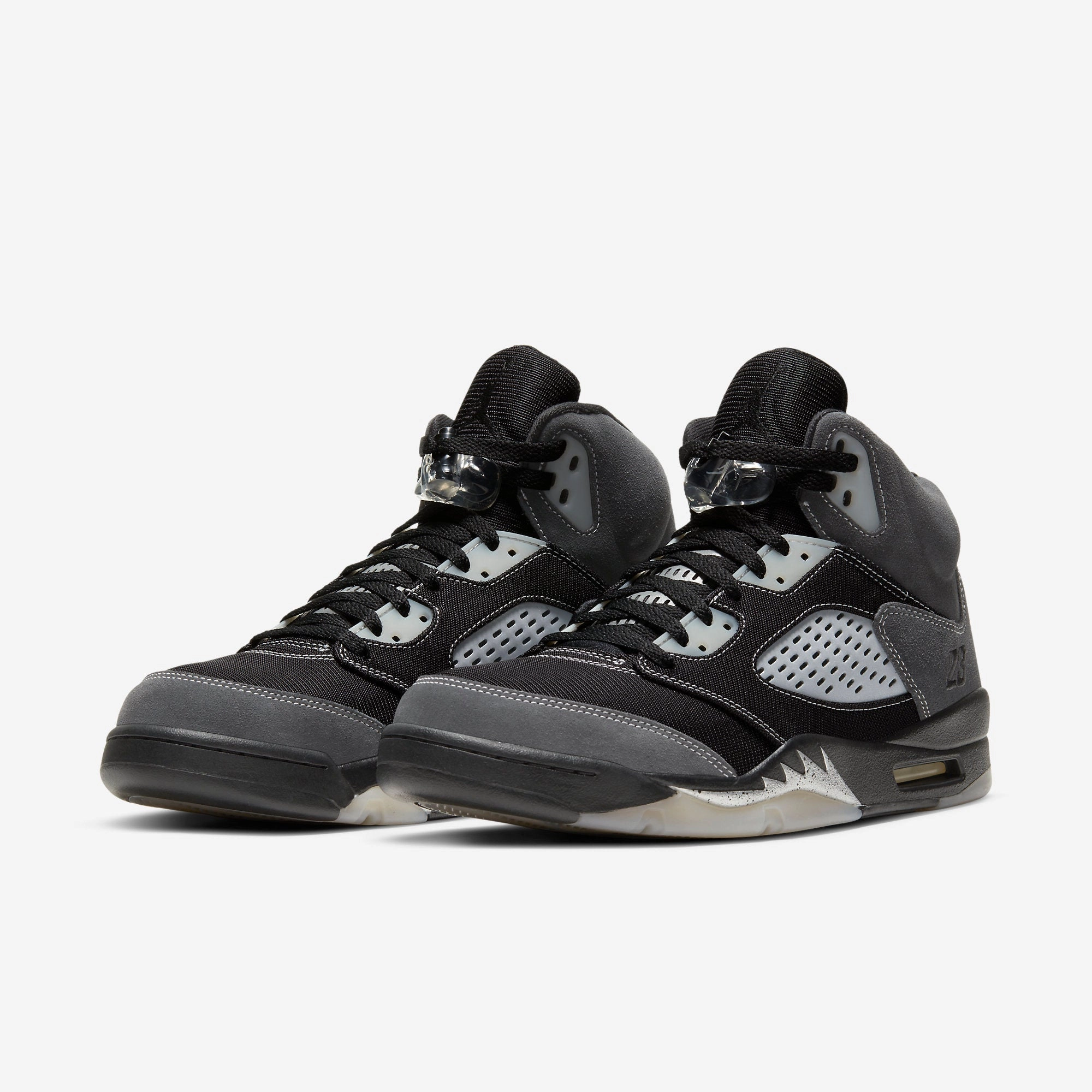 (Men's) Air Jordan 5 Retro 'Anthracite' (2021) DB0731-001 Air Jordan 5 Mesh Panel Basketball Shoes