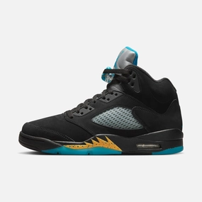 (Men's) Air Jordan 5 Retro 'Aqua' (2023) DD0587-047 Air Jordan 5 shoes with mesh panel details