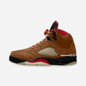 (Men's) Air Jordan 5 Retro 'Archaeo Brown' (2024) DD0587-200 Air Jordan 5 shoes with mesh panel details
