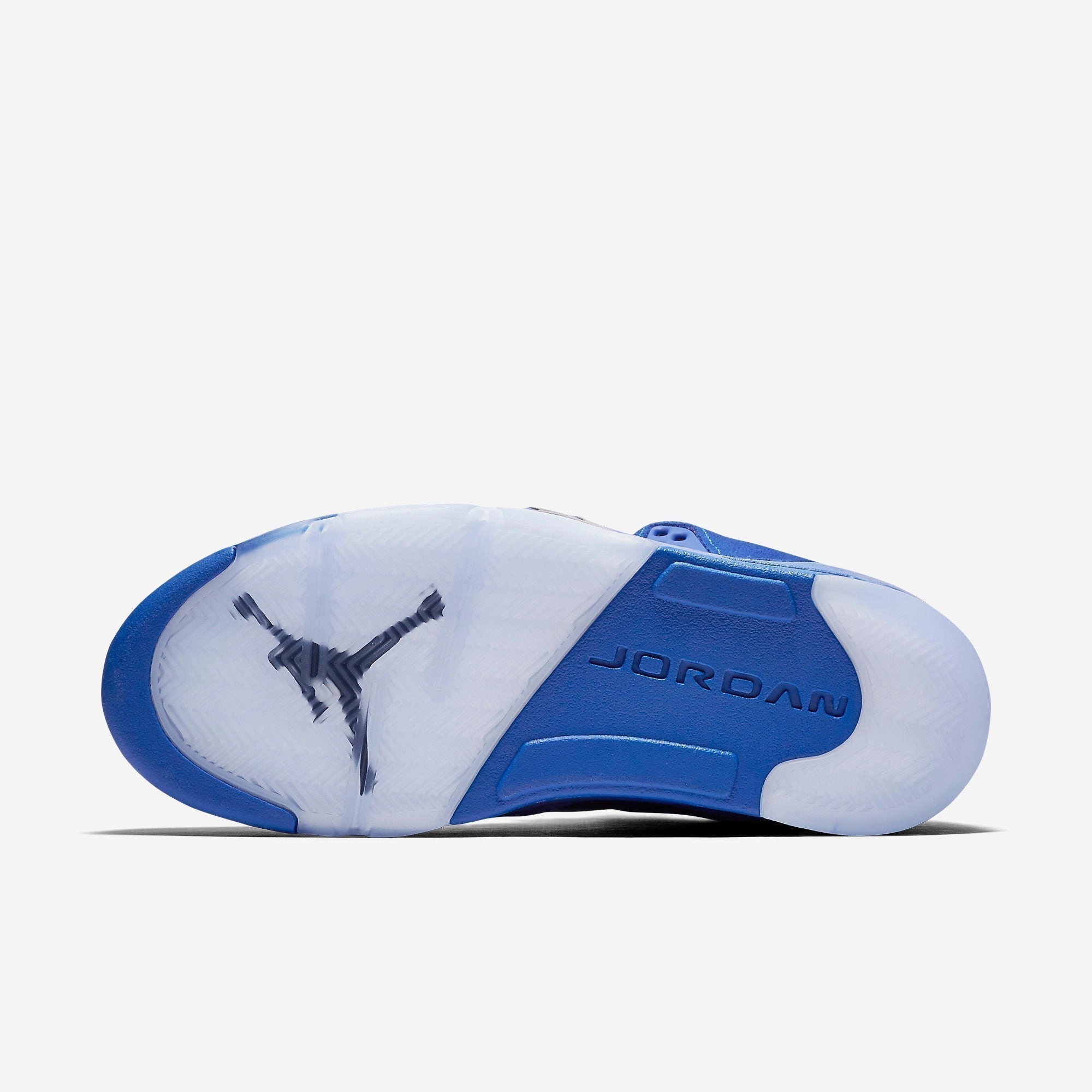 (Men's) Air Jordan 5 Retro 'Blue Suede' (2017) 136027-401 Air Jordan 5 Mesh Panel Basketball Shoes