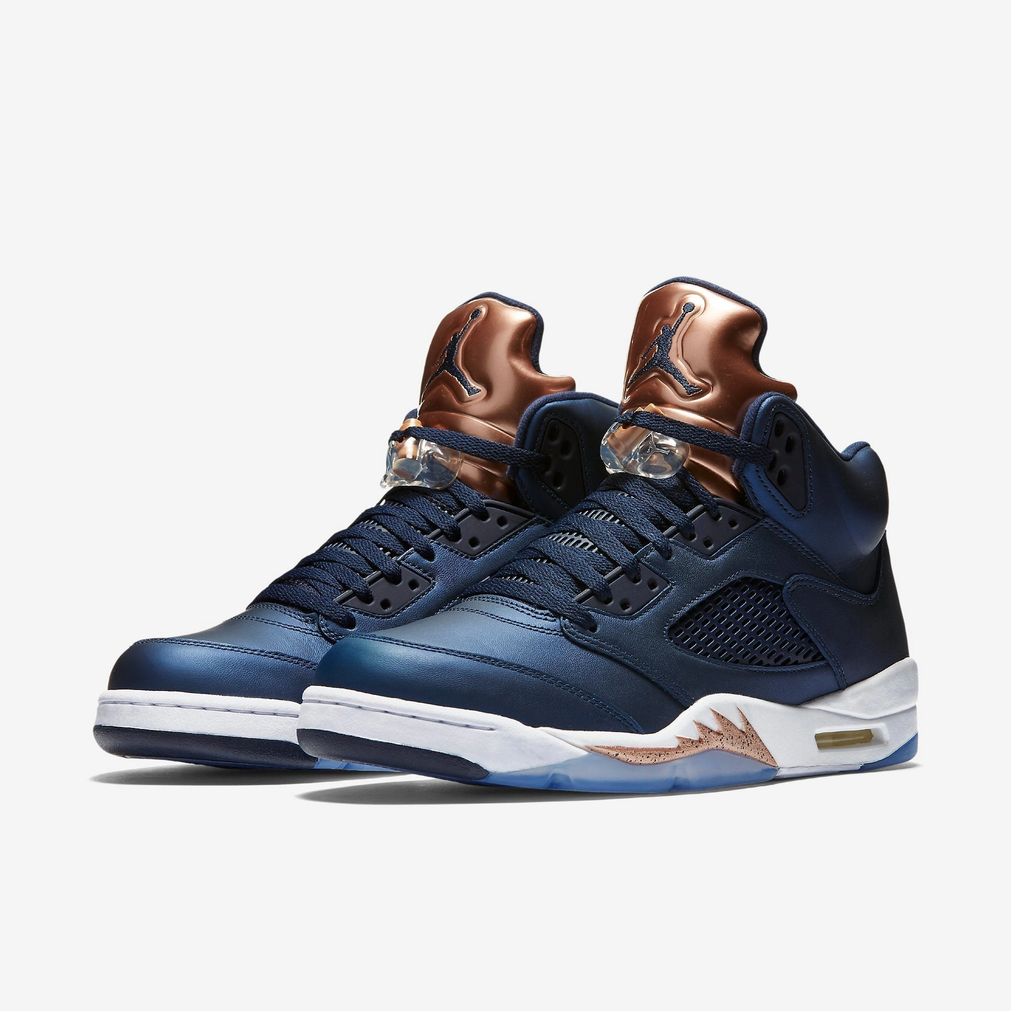 (Men's) Air Jordan 5 Retro 'Bronze' (2016) 136027-416 Air Jordan 5 Mesh Panel Basketball Shoes