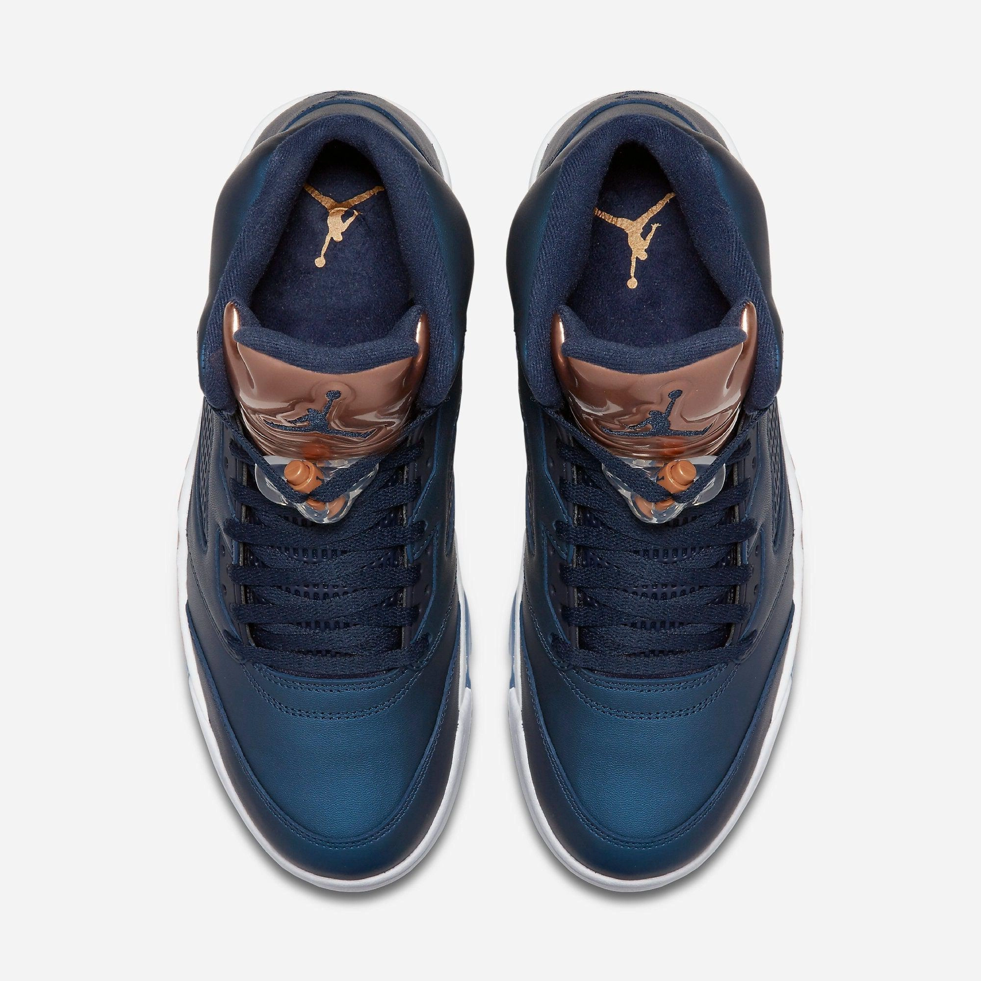 (Men's) Air Jordan 5 Retro 'Bronze' (2016) 136027-416 Air Jordan 5 Mesh Panel Basketball Shoes