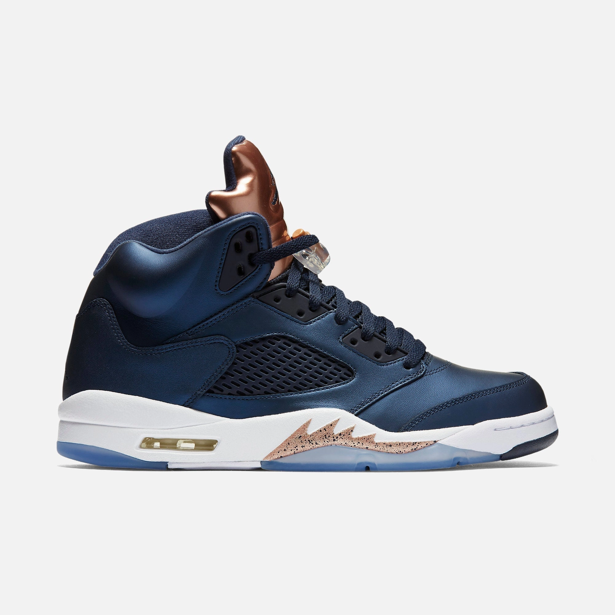 (Men's) Air Jordan 5 Retro 'Bronze' (2016) 136027-416 Air Jordan 5 Mesh Panel Basketball Shoes