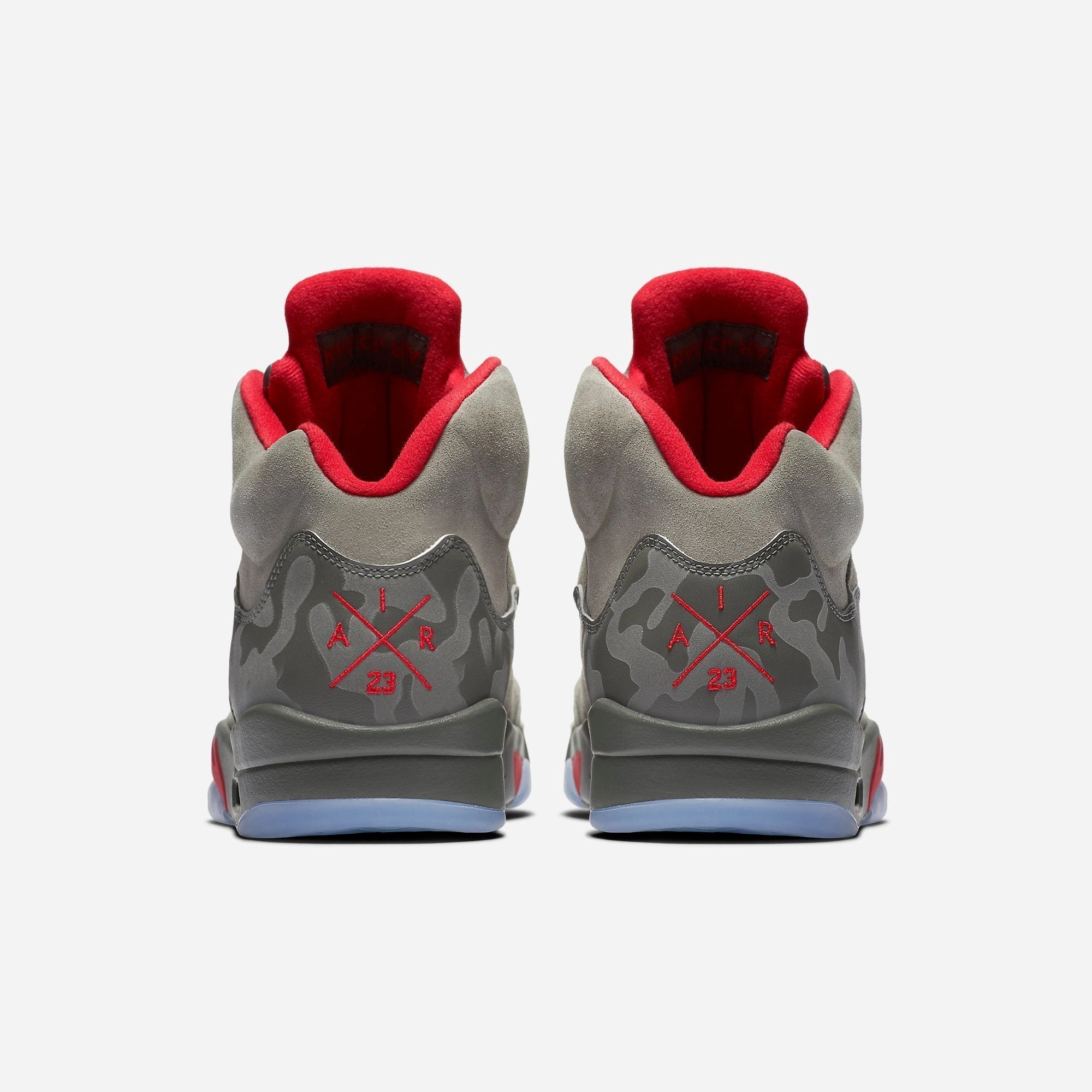 (Men's) Air Jordan 5 Retro 'Camo Dark Stucco' (2017) 136027-051 Air Jordan 5 Mesh Panel Basketball Shoes