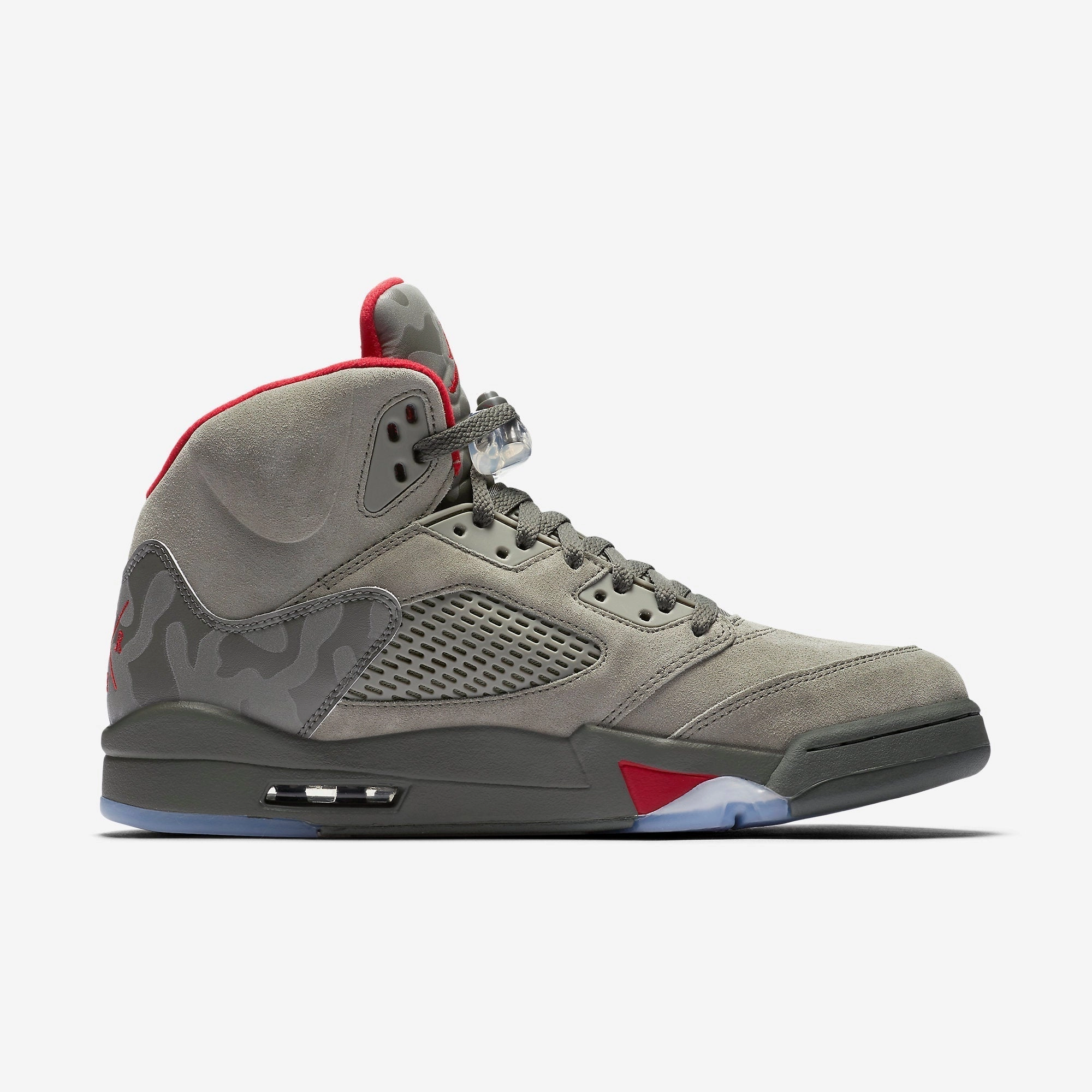 (Men's) Air Jordan 5 Retro 'Camo Dark Stucco' (2017) 136027-051 Air Jordan 5 Mesh Panel Basketball Shoes