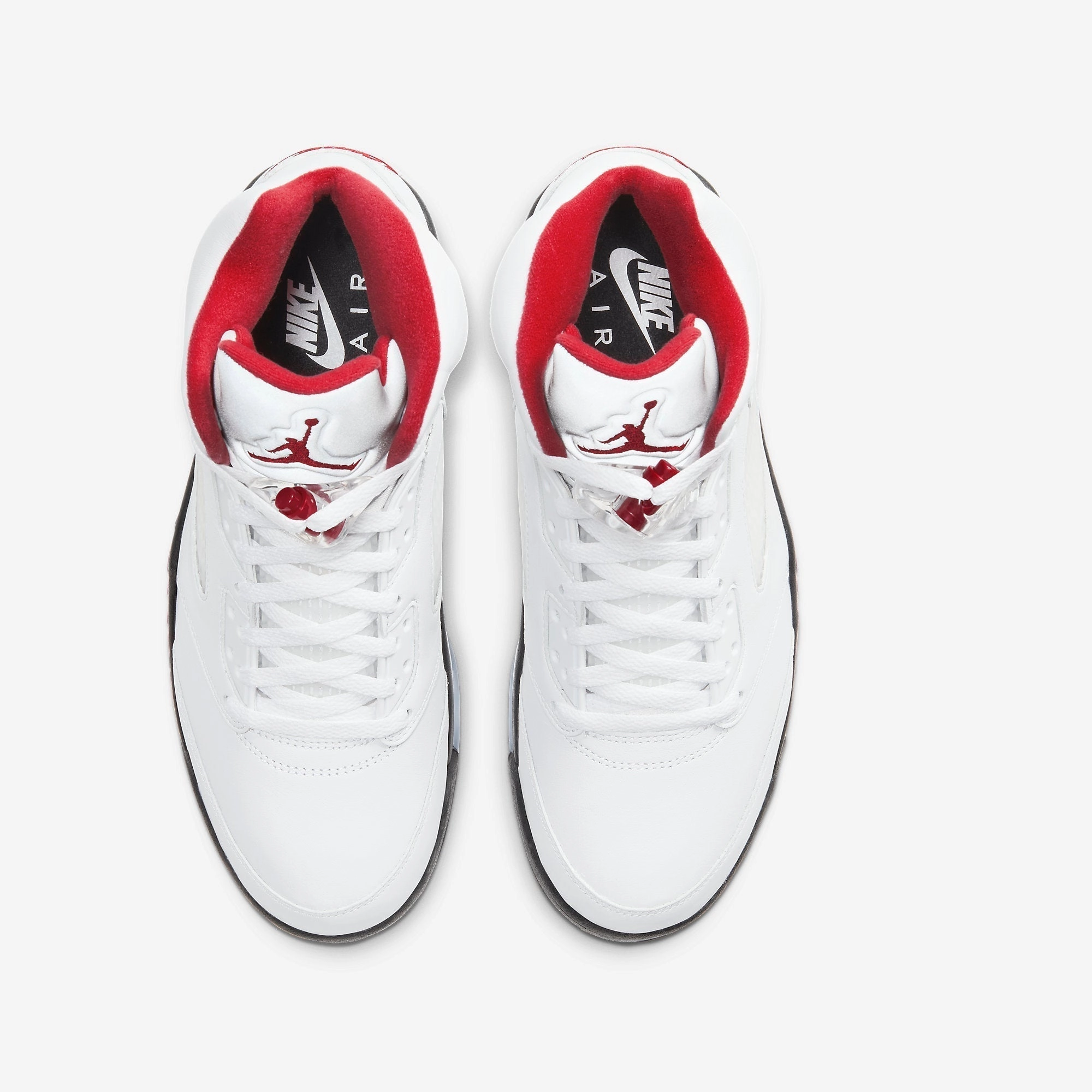 (Men's) Air Jordan 5 Retro 'Fire Red' (2020) DA1911-102 Air Jordan 5 Mesh Panel Basketball Shoes