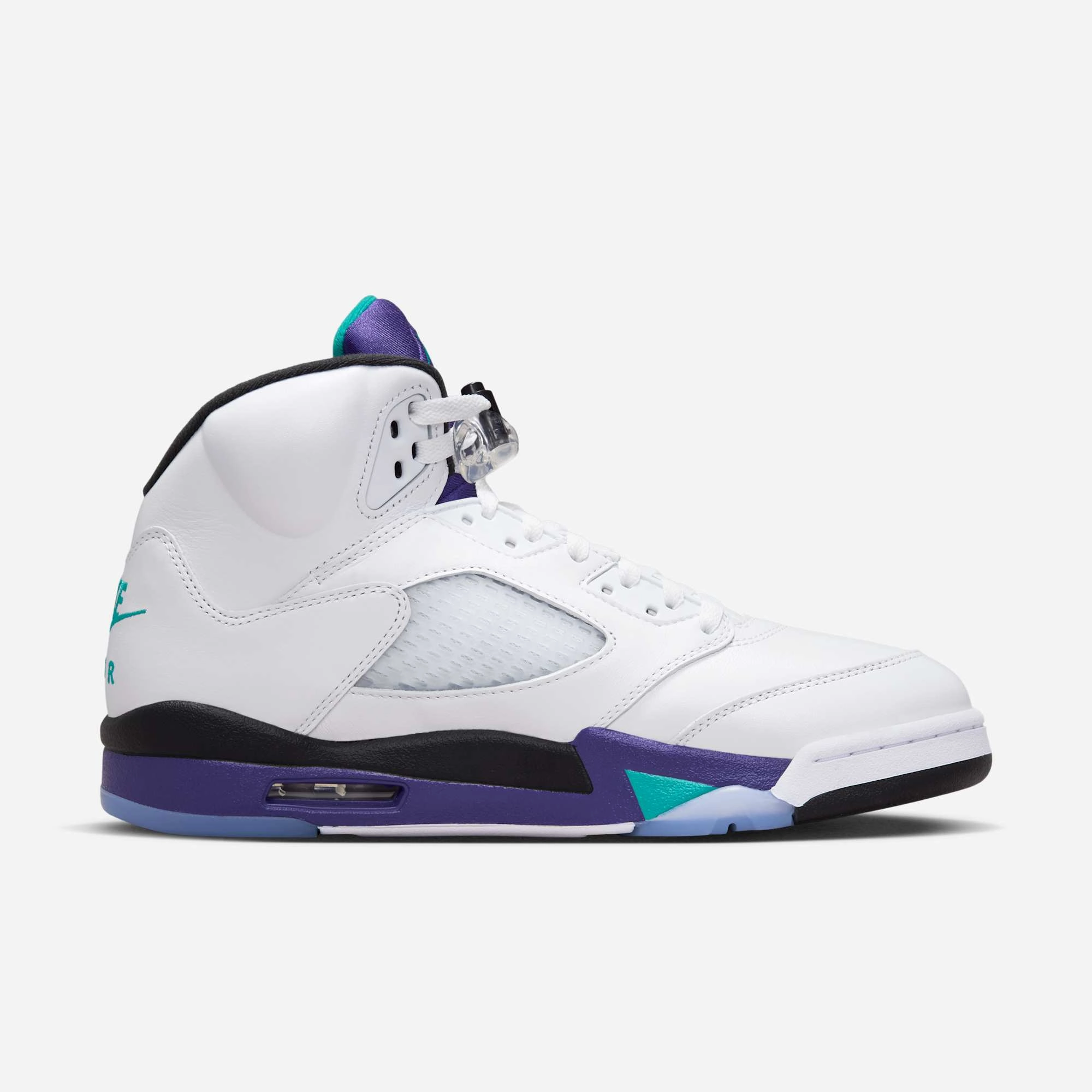 (Men's) Air Jordan 5 Retro 'Grape' (2025) HQ7978-100 Air Jordan 5 Mesh Panel Basketball Shoes