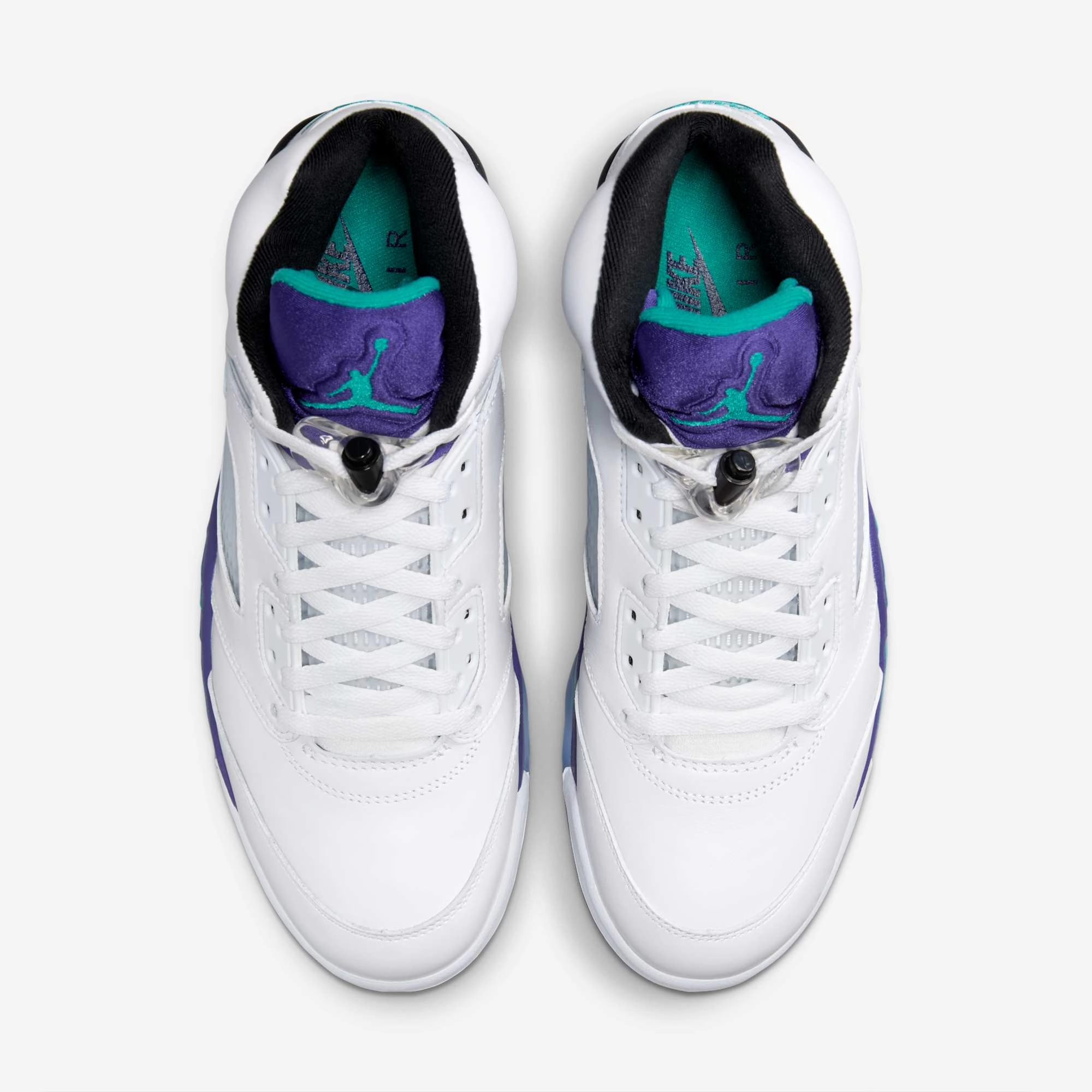 (Men's) Air Jordan 5 Retro 'Grape' (2025) HQ7978-100 Air Jordan 5 Mesh Panel Basketball Shoes