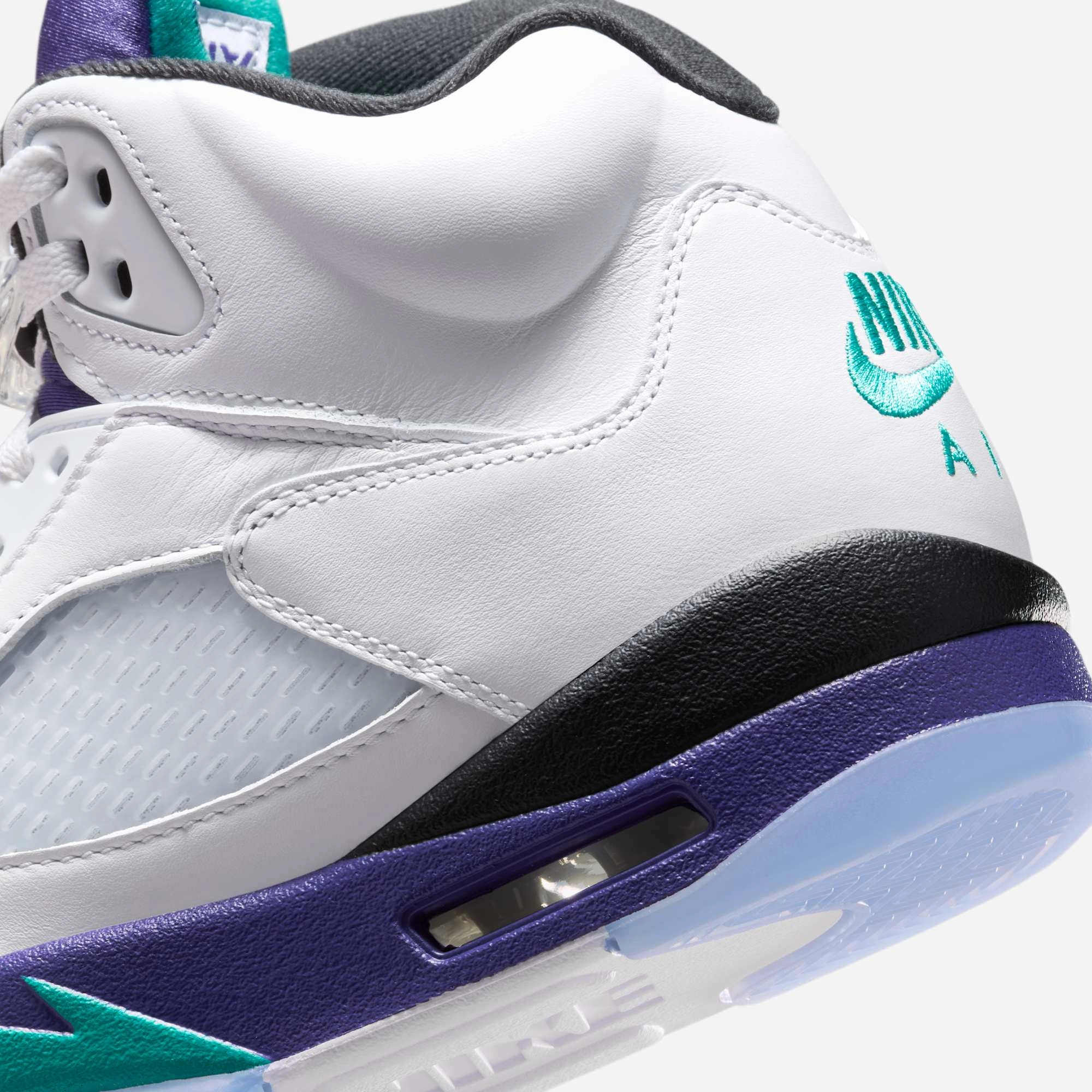 (Men's) Air Jordan 5 Retro 'Grape' (2025) HQ7978-100 Air Jordan 5 Mesh Panel Basketball Shoes