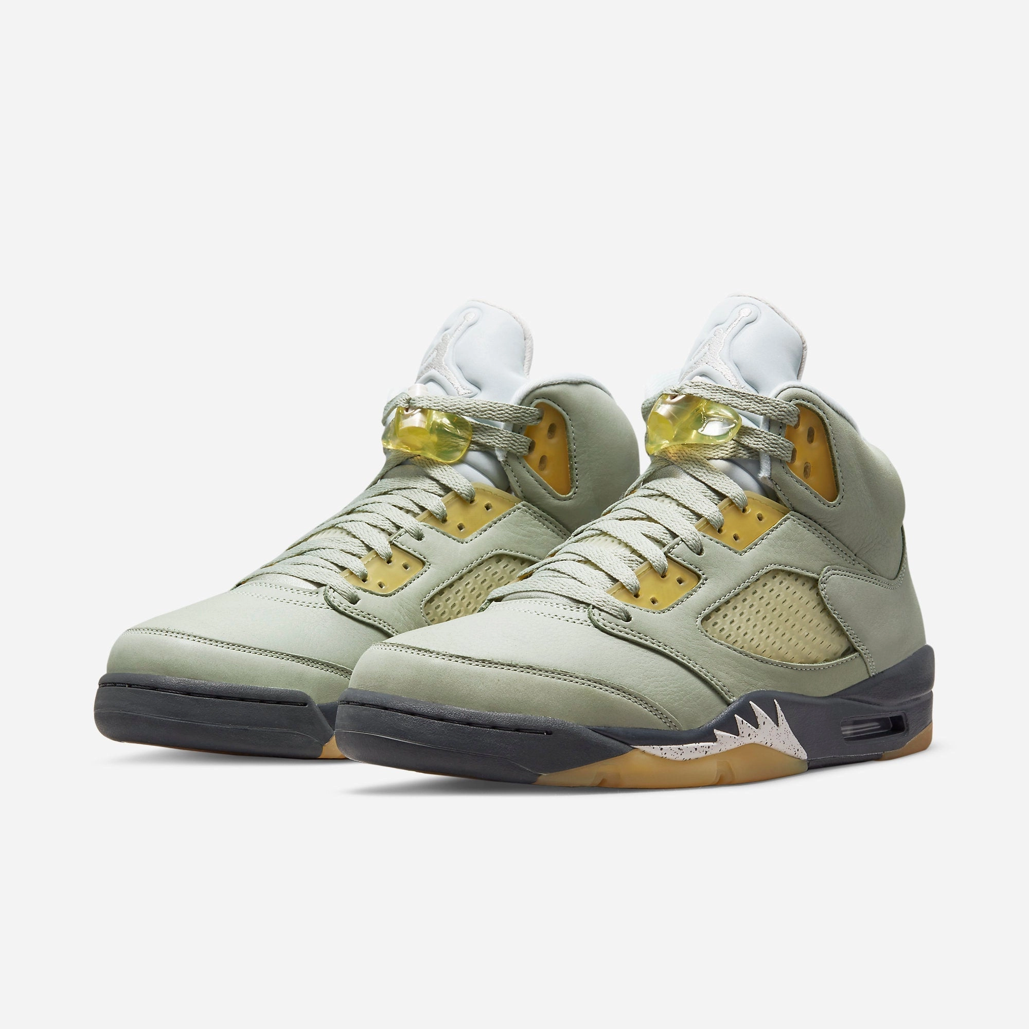 (Men's) Air Jordan 5 Retro 'Jade Horizon' (2022) DC7501-300 Air Jordan 5 Mesh Panel Basketball Shoes