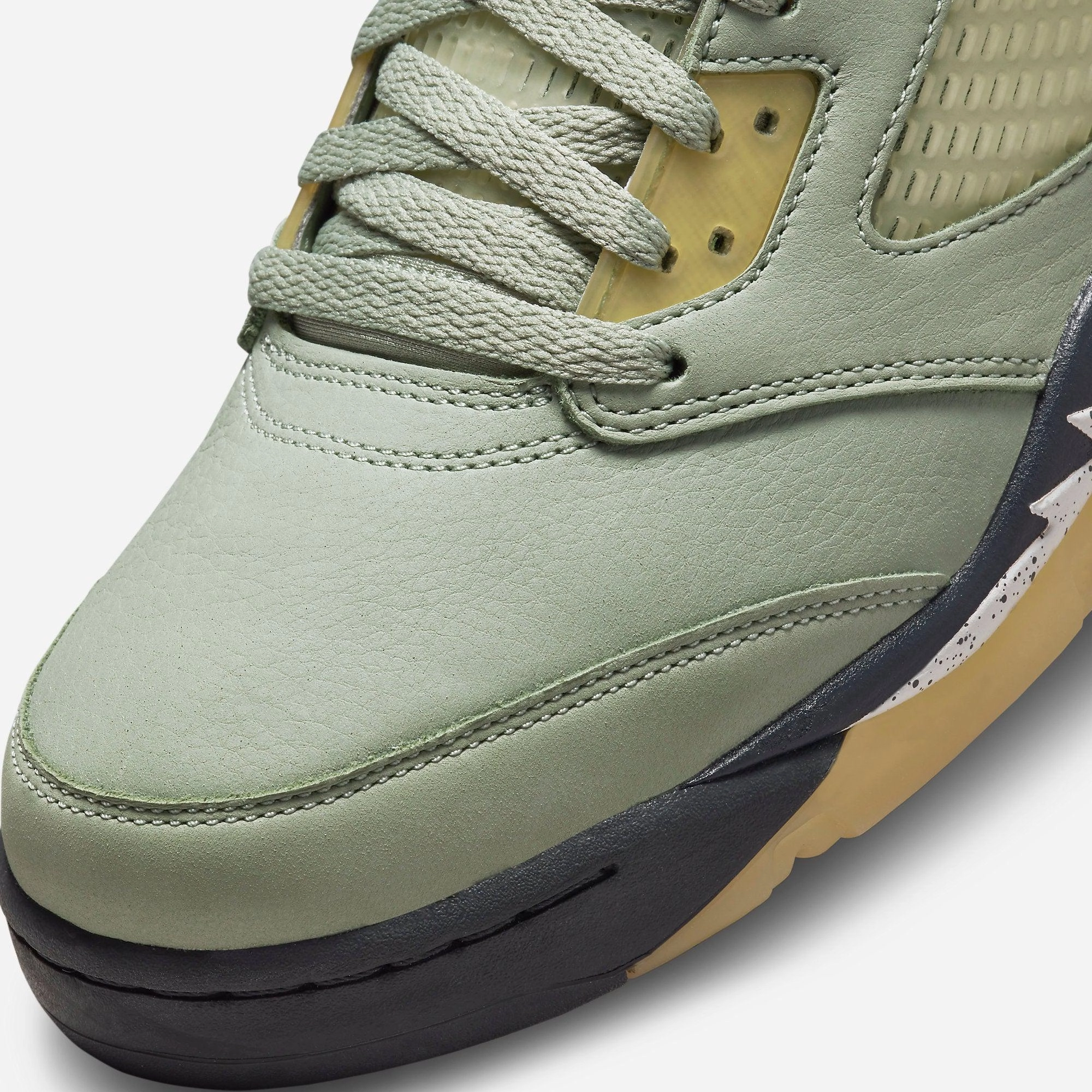 (Men's) Air Jordan 5 Retro 'Jade Horizon' (2022) DC7501-300 Air Jordan 5 Mesh Panel Basketball Shoes