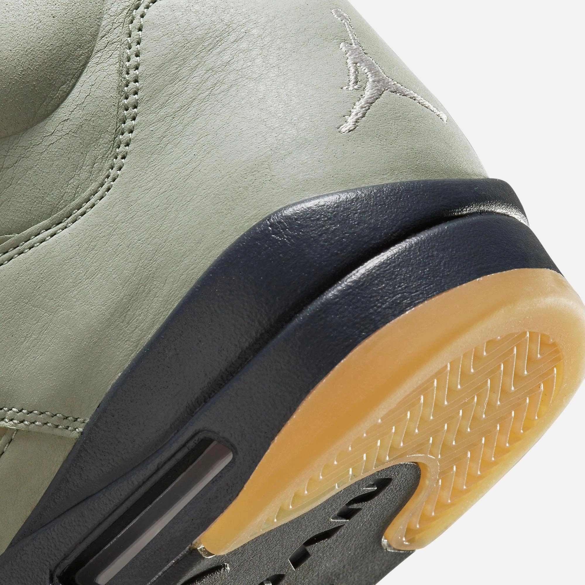 (Men's) Air Jordan 5 Retro 'Jade Horizon' (2022) DC7501-300 Air Jordan 5 Mesh Panel Basketball Shoes
