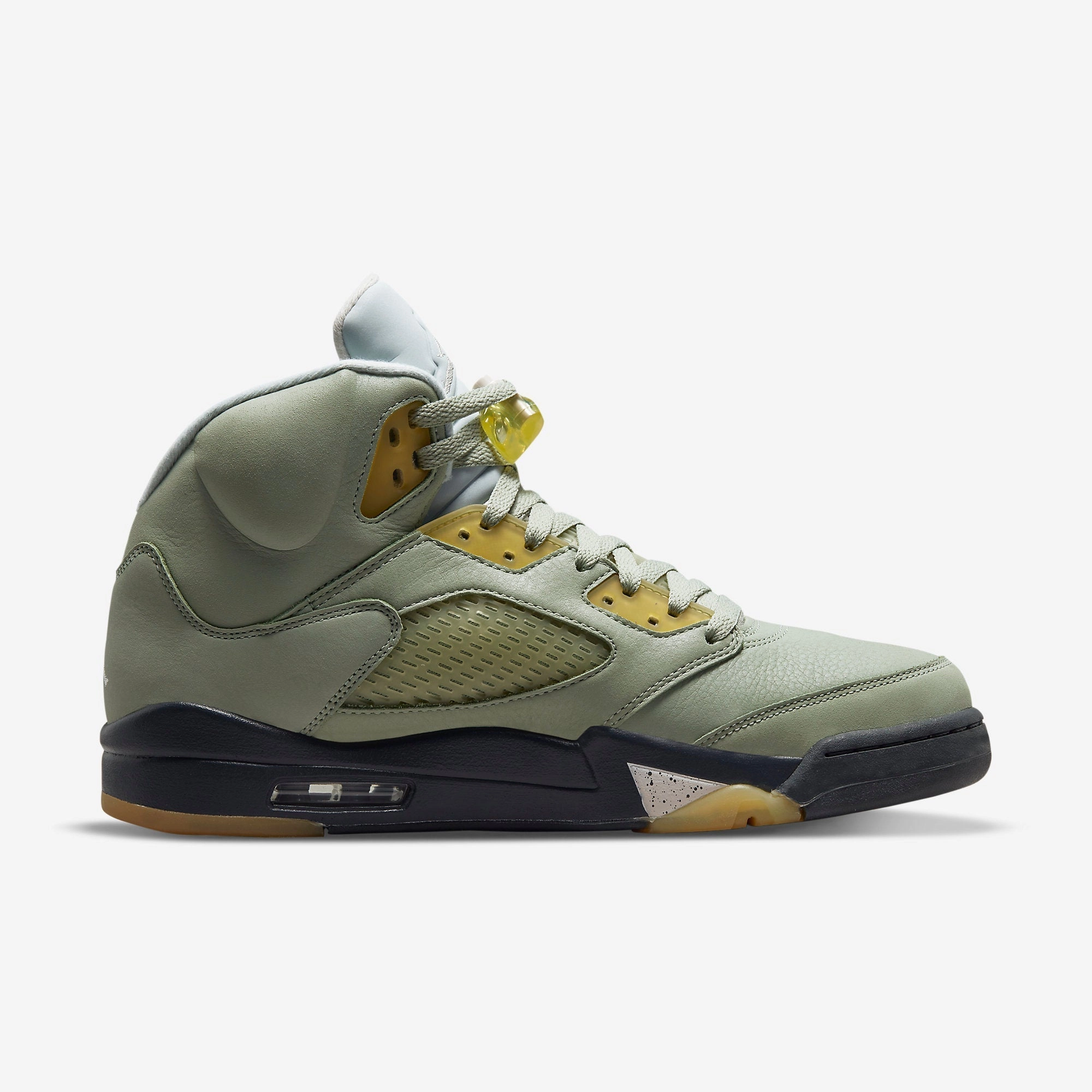 (Men's) Air Jordan 5 Retro 'Jade Horizon' (2022) DC7501-300 Air Jordan 5 Mesh Panel Basketball Shoes