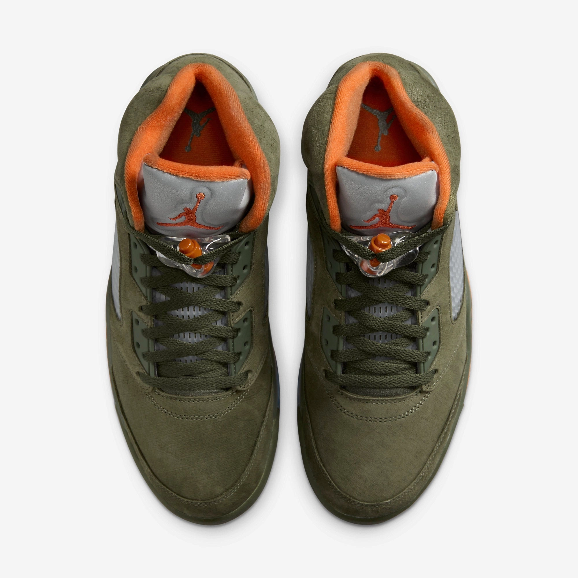 (Men's) Air Jordan 5 Retro 'Olive' (2024) DD0587-308 Air Jordan 5 Mesh Panel Basketball Shoes