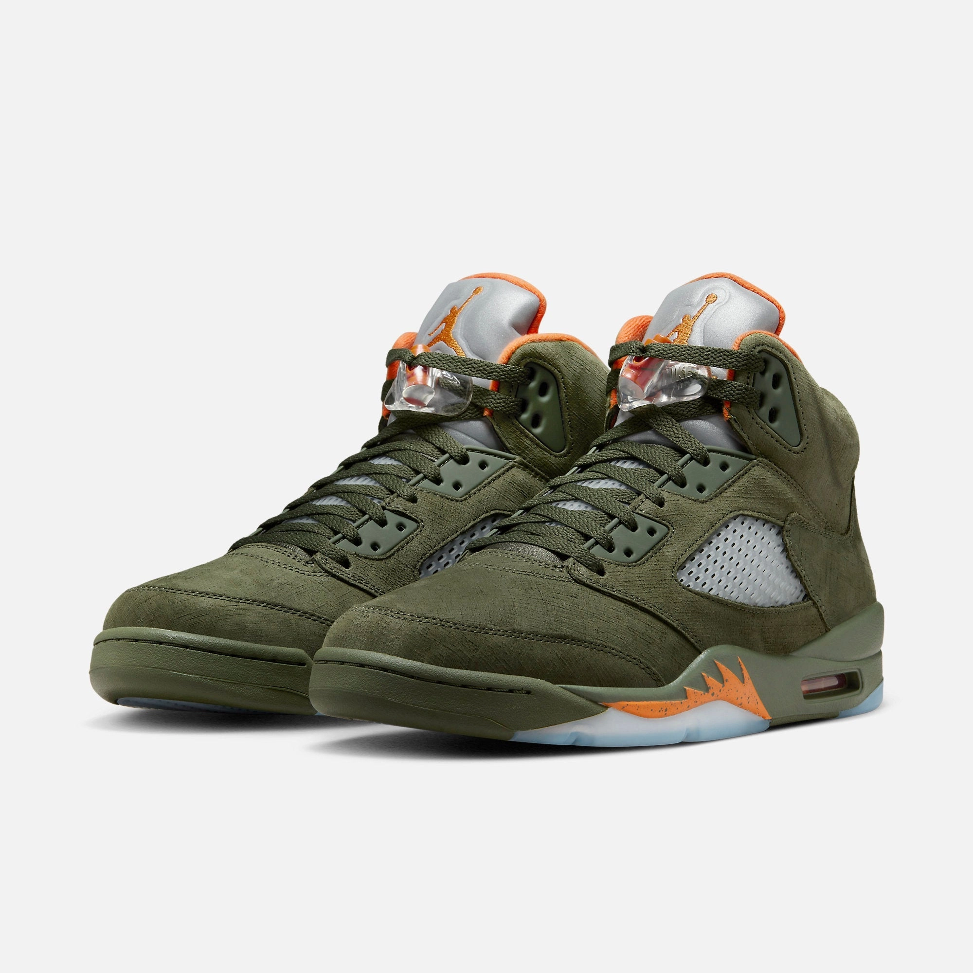 (Men's) Air Jordan 5 Retro 'Olive' (2024) DD0587-308 Air Jordan 5 Mesh Panel Basketball Shoes