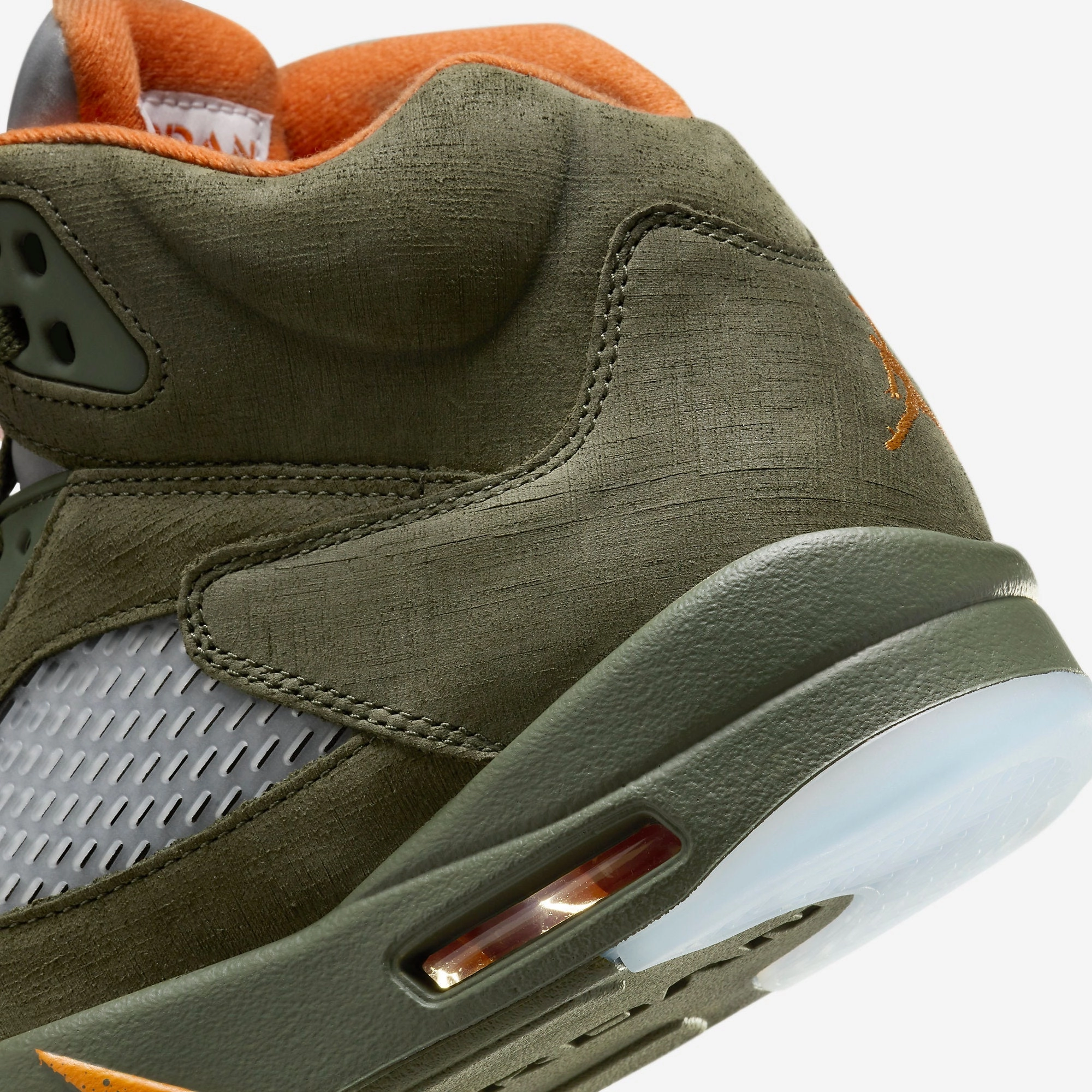 (Men's) Air Jordan 5 Retro 'Olive' (2024) DD0587-308 Air Jordan 5 Mesh Panel Basketball Shoes