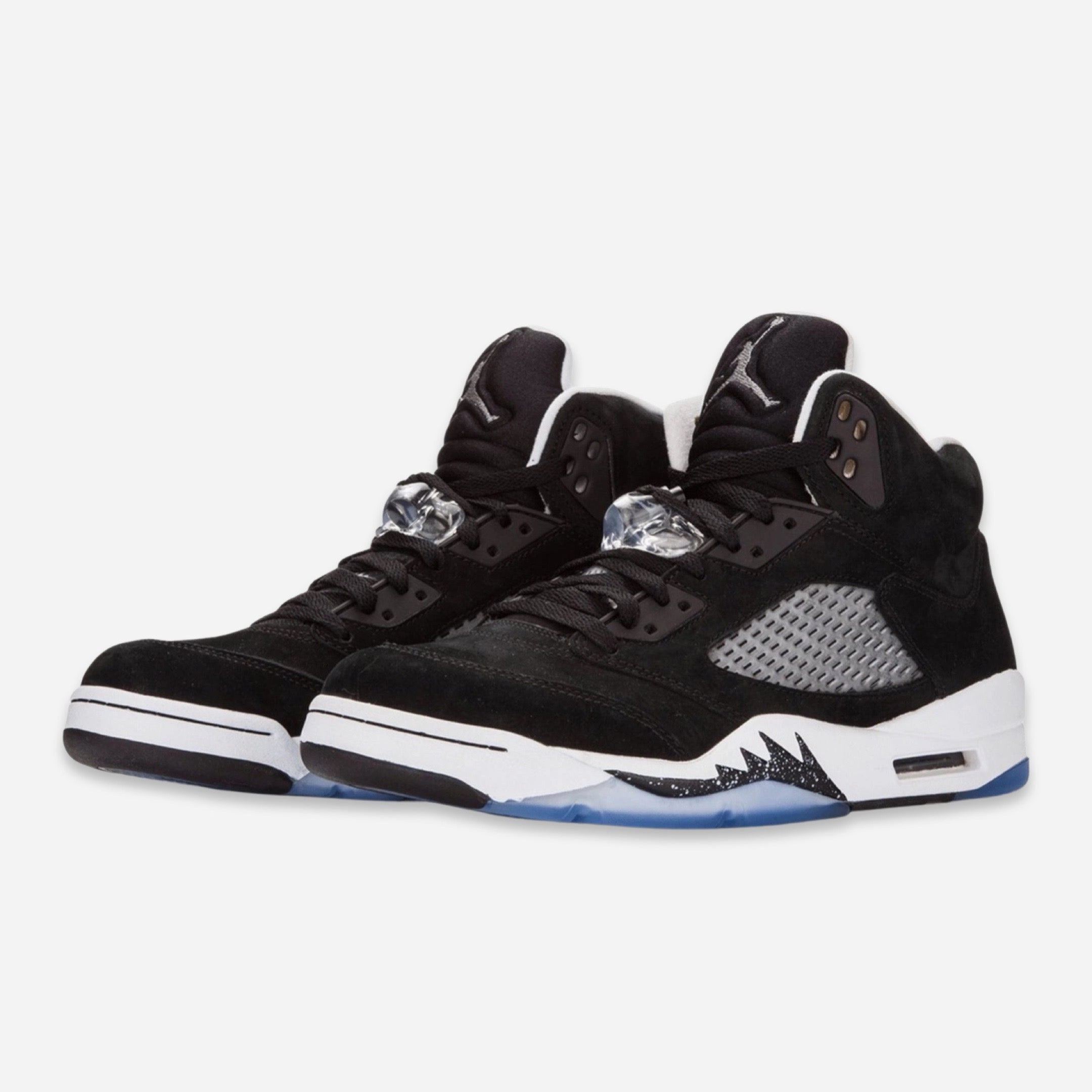 (Men's) Air Jordan 5 Retro 'Oreo' (2013) 136027-035 Air Jordan 5 Mesh Panel Basketball Shoes