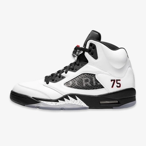 (Men's) Air Jordan 5 Retro 'PSG Paris Saint-Germain' (F&F) (2018) FA18-MNJDLS-735 Air Jordan 5 shoes with mesh panel details