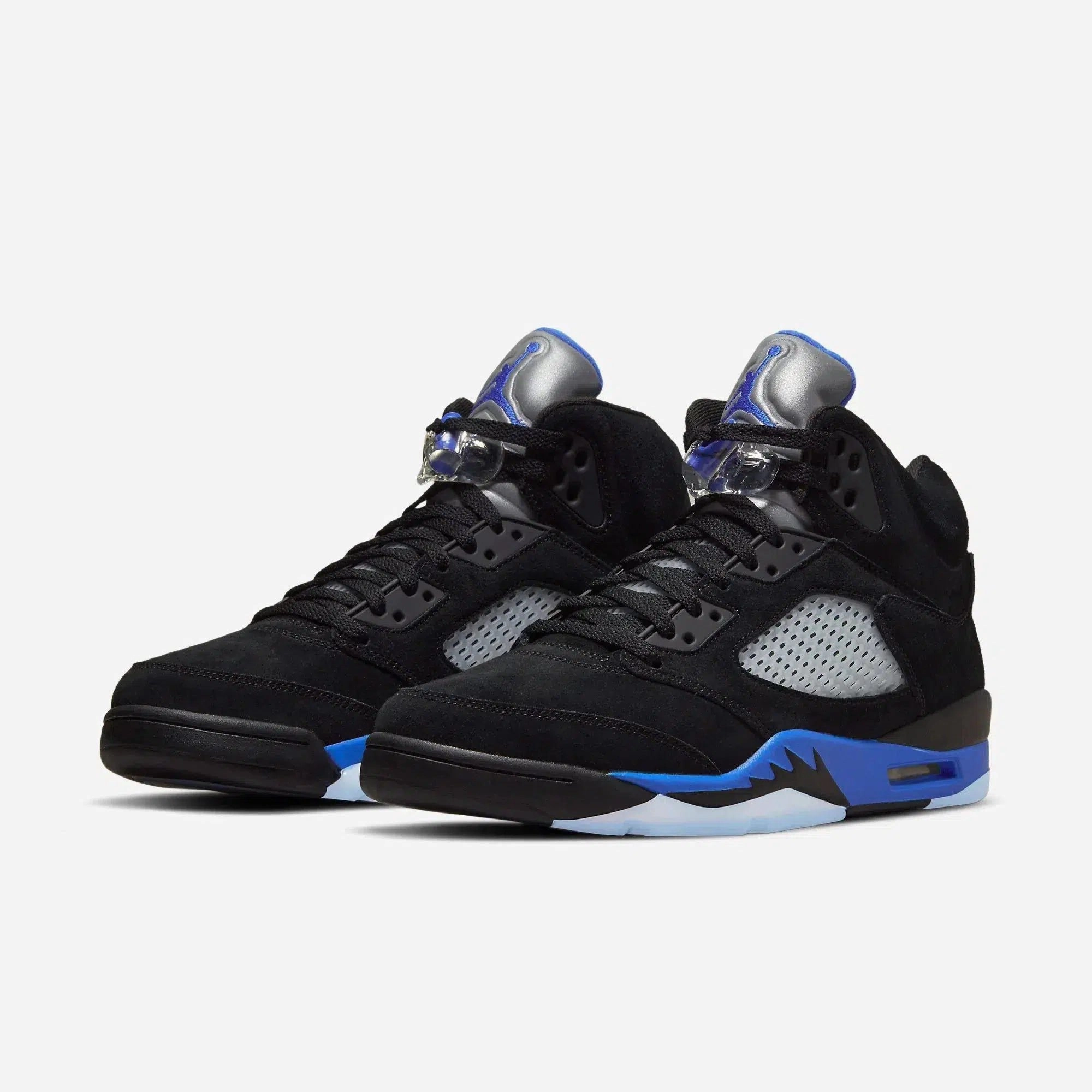 (Men's) Air Jordan 5 Retro 'Racer Blue' (2022) CT4838-004 Air Jordan 5 Mesh Panel Basketball Shoes