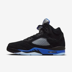 (Men's) Air Jordan 5 Retro 'Racer Blue' (2022) CT4838-004 Air Jordan 5 shoes with mesh panel details