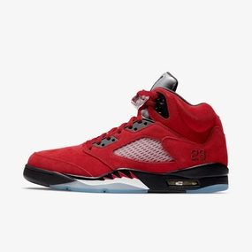 (Men's) Air Jordan 5 Retro 'Raging Bull / Toro Bravo' (2021) DD0587-600 Air Jordan 5 shoes with mesh panel details
