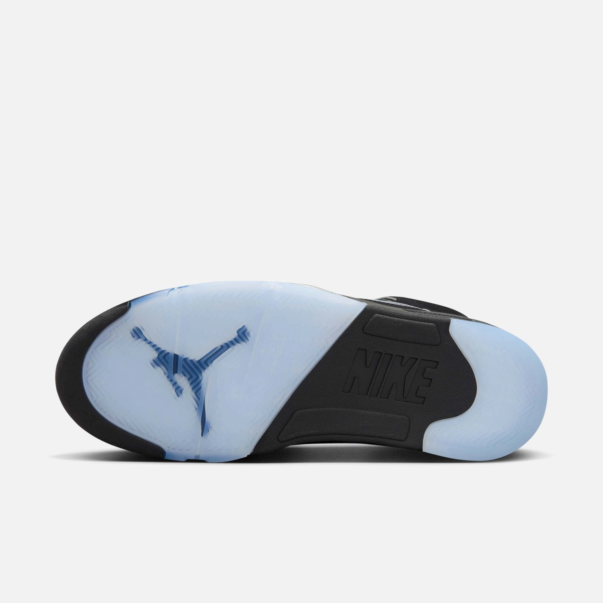 (Men's) Air Jordan 5 Retro 'Reimagined Black / Metallic Silver' (2025) HF3975-001 Air Jordan 5 Mesh Panel Basketball Shoes