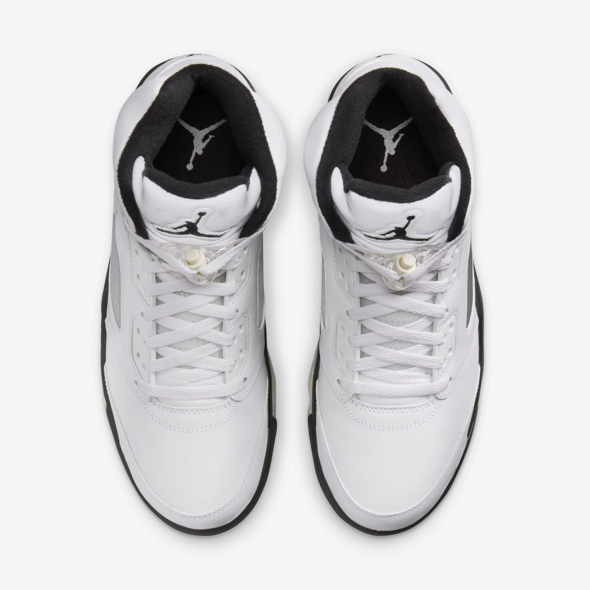 (Men's) Air Jordan 5 Retro 'Reverse Metallic / Oreo 2.0' (2024) DD0587-110 Air Jordan 5 Mesh Panel Basketball Shoes
