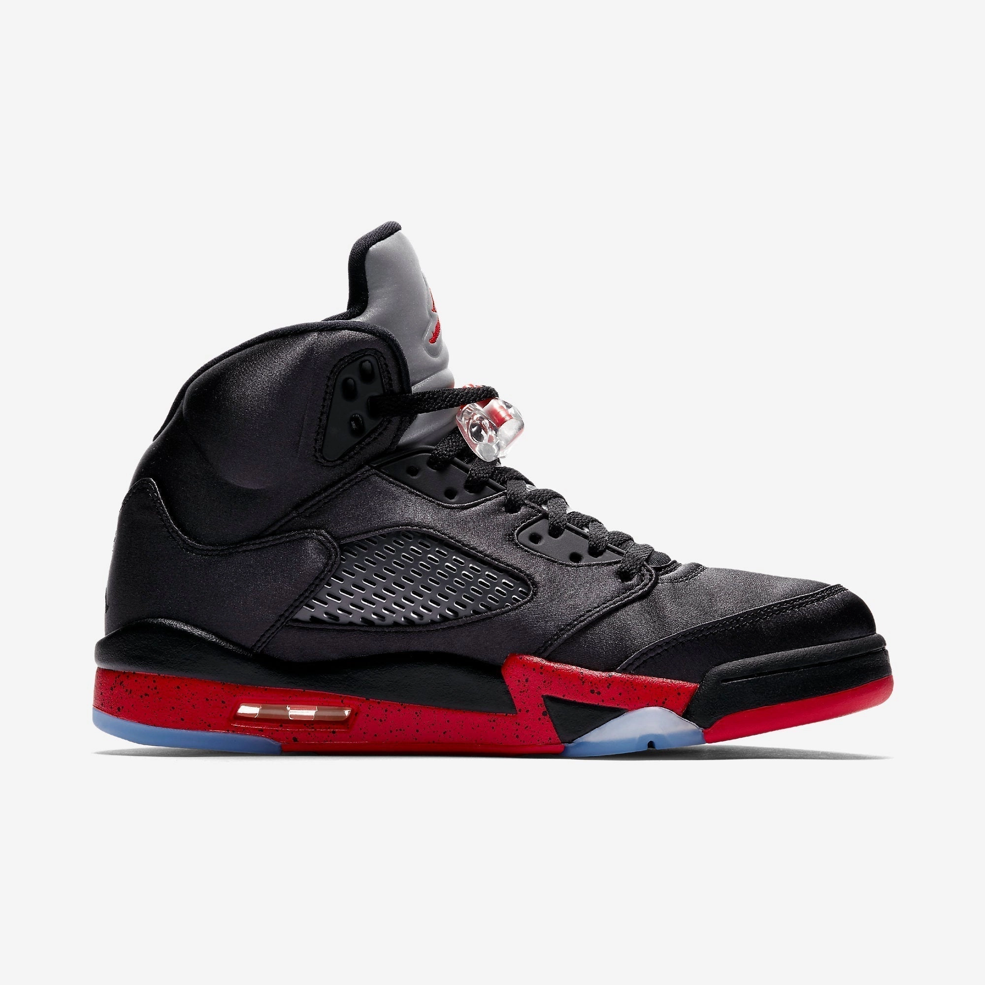(Men's) Air Jordan 5 Retro 'Satin Bred' (2018) 136027-006 Air Jordan 5 Mesh Panel Basketball Shoes