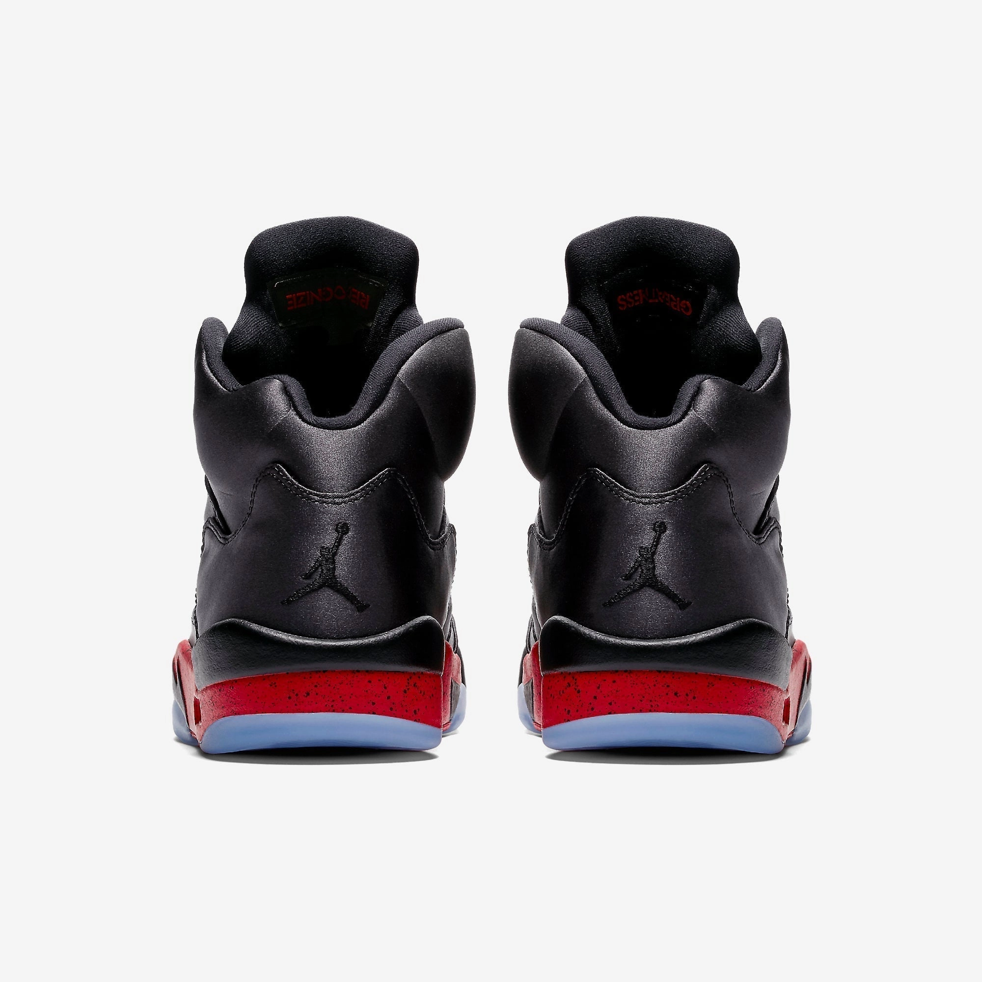 (Men's) Air Jordan 5 Retro 'Satin Bred' (2018) 136027-006 Air Jordan 5 Mesh Panel Basketball Shoes