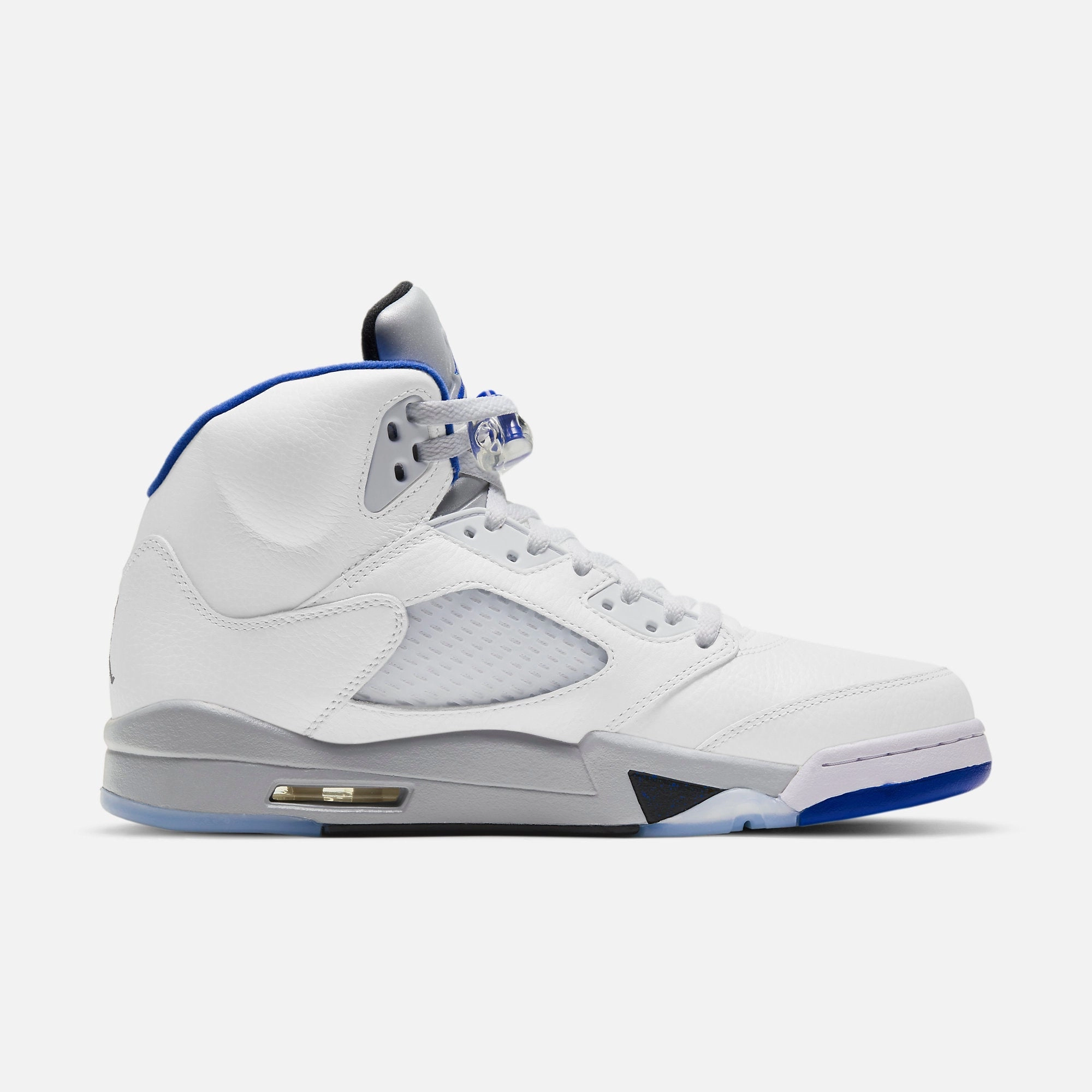 (Men's) Air Jordan 5 Retro 'Stealth' (2021) DD0587-140 Air Jordan 5 Mesh Panel Basketball Shoes