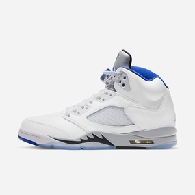 (Men's) Air Jordan 5 Retro 'Stealth' (2021) DD0587-140 Air Jordan 5 shoes with mesh panel details