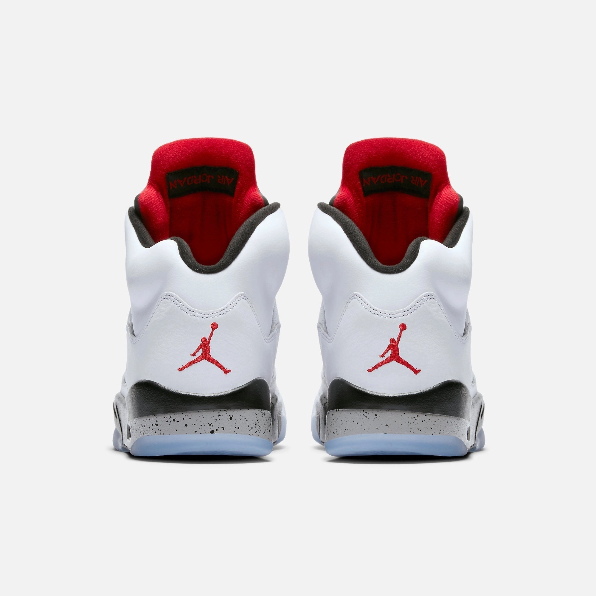 (Men's) Air Jordan 5 Retro 'White Cement' (2017) 136027-104 Air Jordan 5 Mesh Panel Basketball Shoes