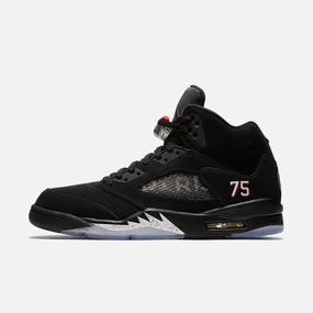 (Men's) Air Jordan 5 Retro BCFC 'PSG Paris Saint-Germain' (2018) AV9175-001 Air Jordan 5 shoes with mesh panel details