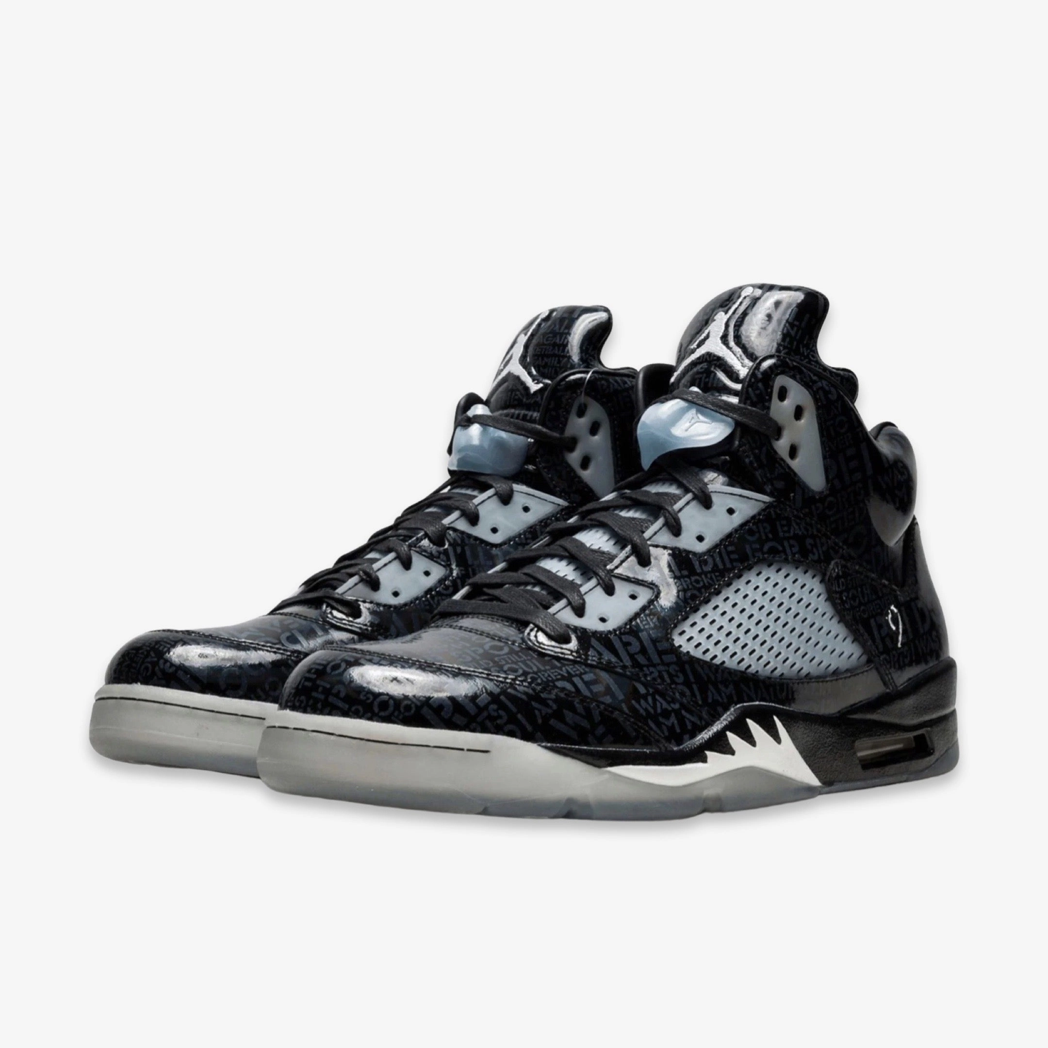 (Men's) Air Jordan 5 Retro DB x Isaac Arzate 'Doernbecher' (2013) 633068-010 Air Jordan 5 Mesh Panel Basketball Shoes