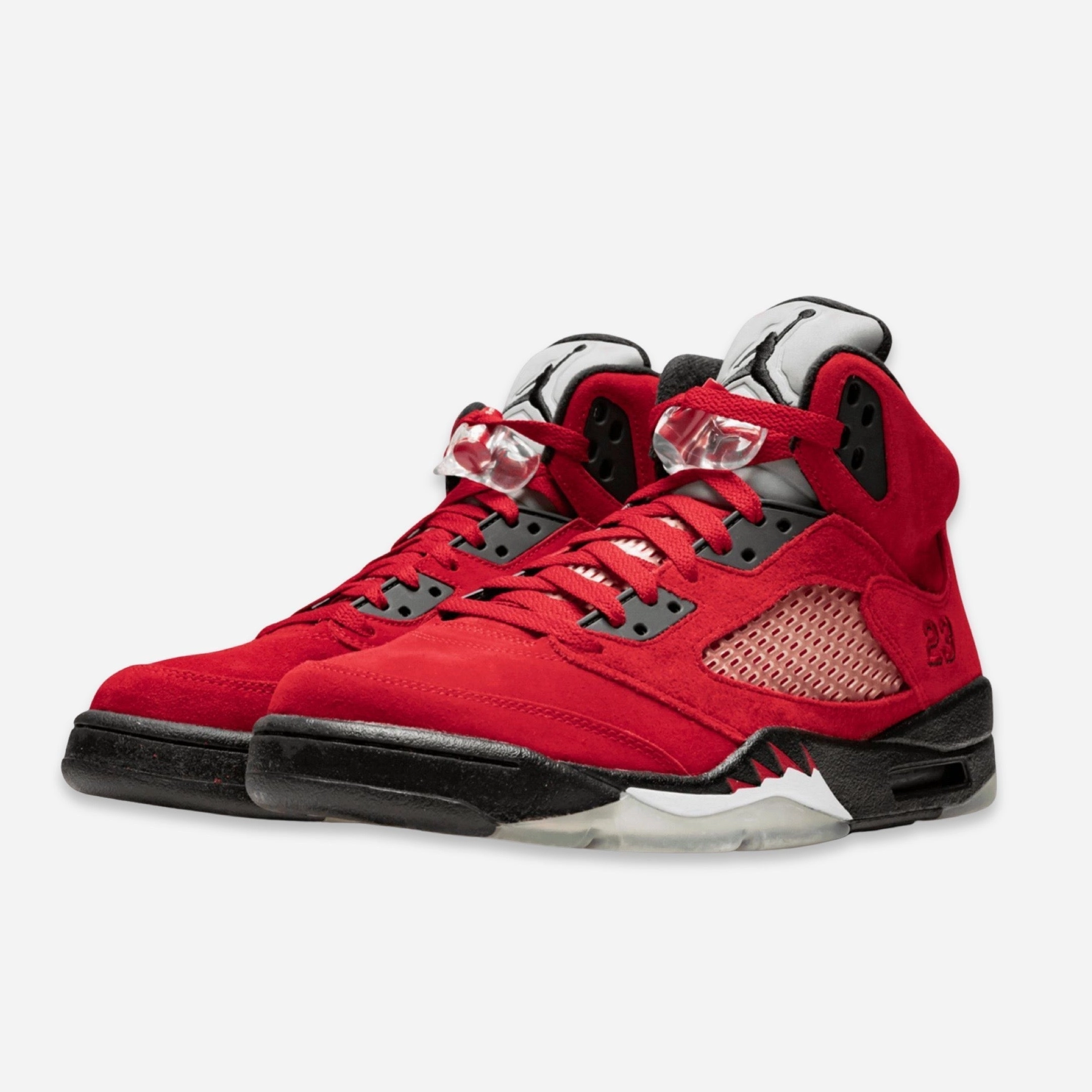 (Men's) Air Jordan 5 Retro DMP 'Defining Moments Raging Bull / Toro Bravo' (2009) 136027-601 Air Jordan 5 Mesh Panel Basketball Shoes
