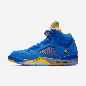 (Men's) Air Jordan 5 Retro Laney JSP 'Varsity Royal' (2019) CD2720-400 Air Jordan 5 shoes with mesh panel details