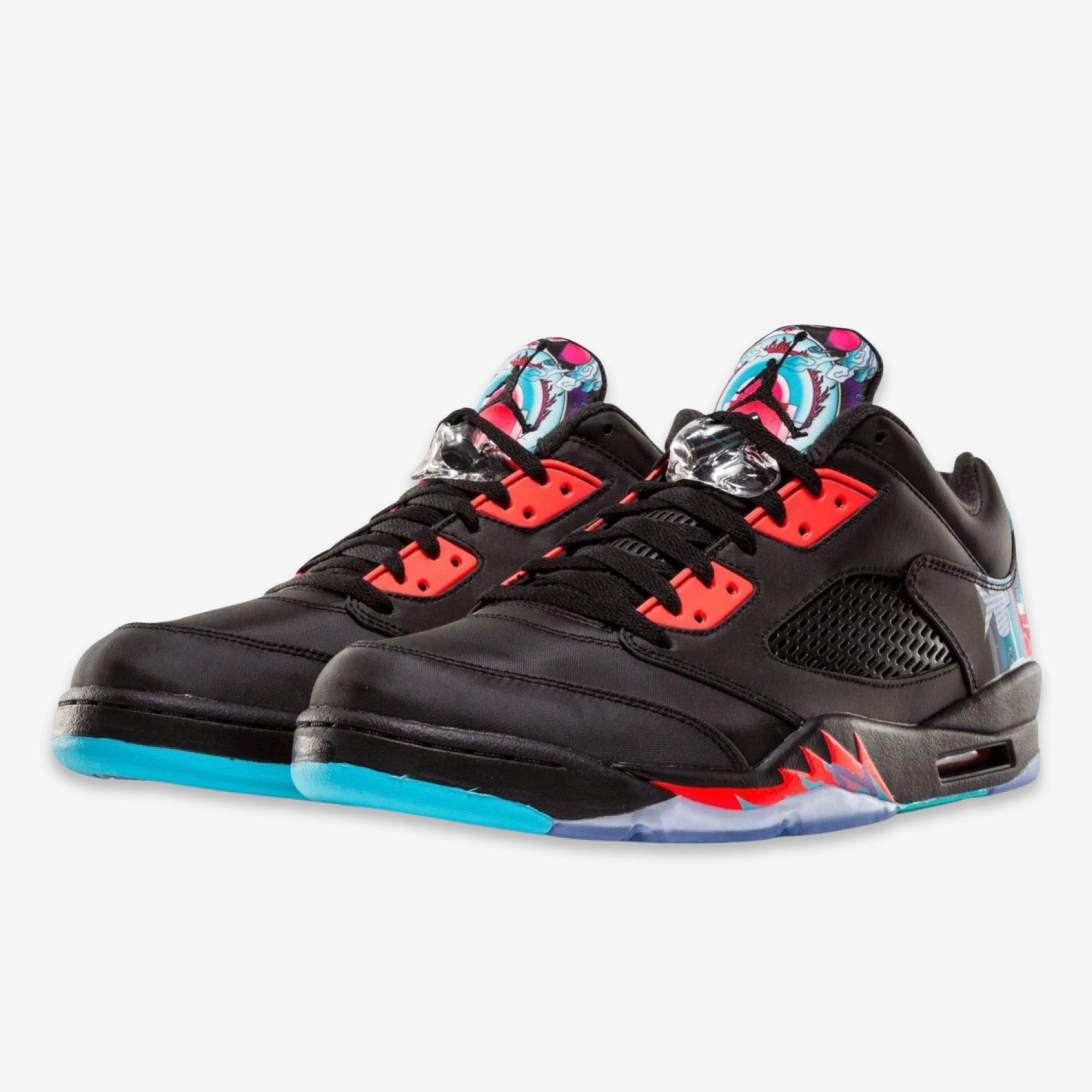 (Men's) Air Jordan 5 Retro Low CNY 'Chinese New Year' (2016) 840475-060 Air Jordan 5 Mesh Panel Basketball Shoes