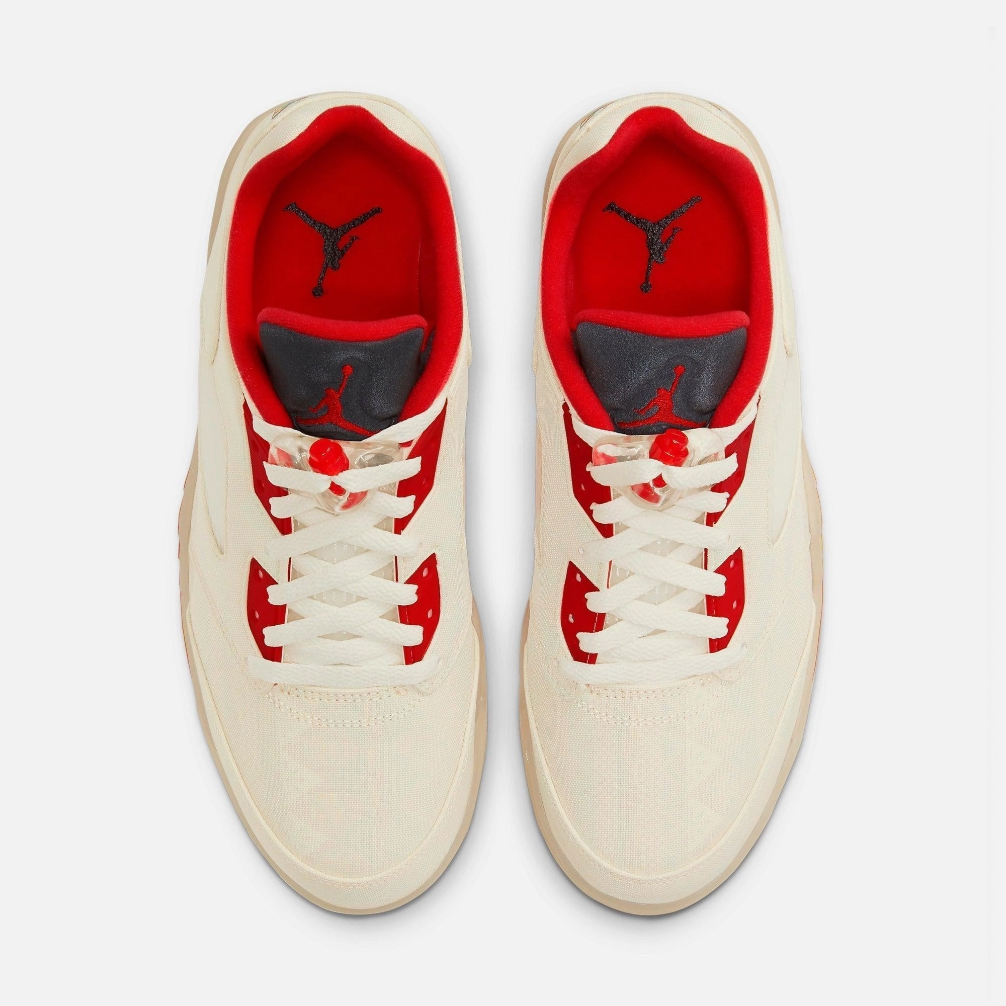 (Men's) Air Jordan 5 Retro Low CNY 'Chinese New Year' (2021) DD2240-100 Air Jordan 5 Mesh Panel Basketball Shoes