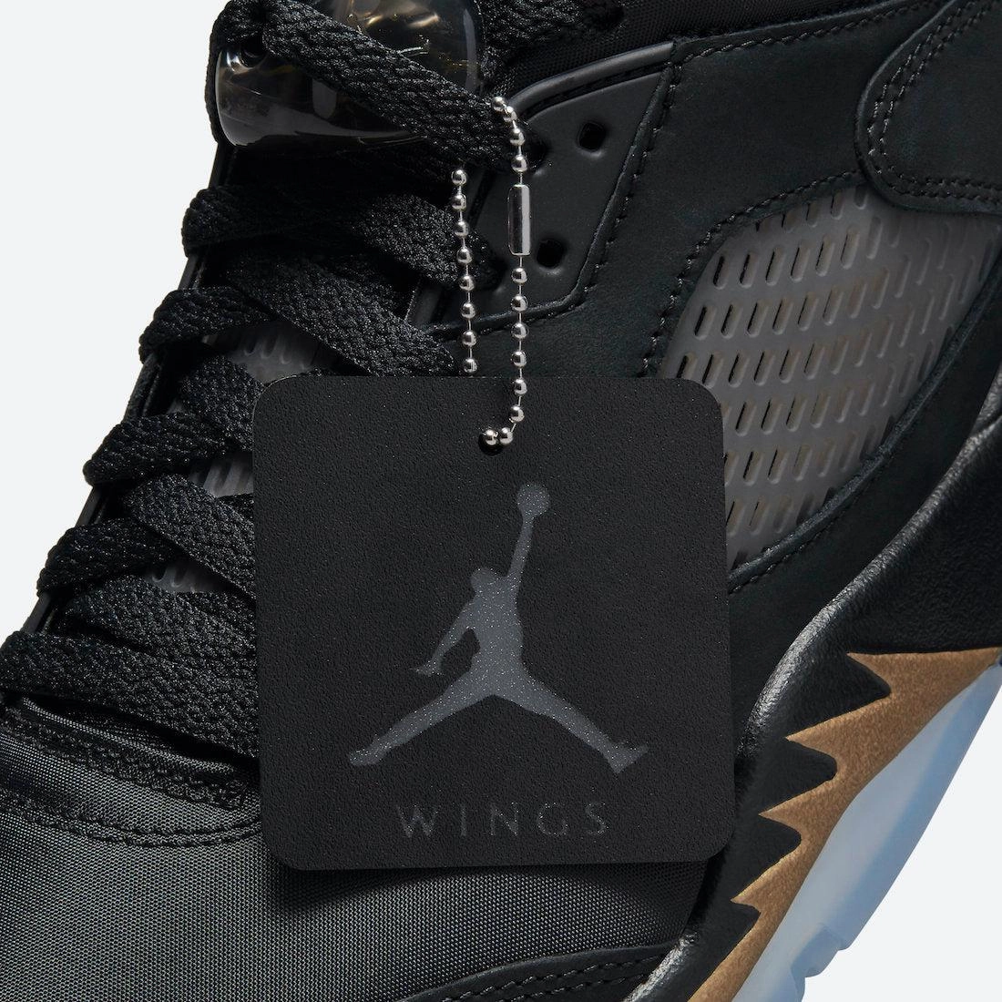 (Men's) Air Jordan 5 Retro Low WF 'Wings Class of 2020-2021' (2021) DJ1094-001 Air Jordan 5 Mesh Panel Basketball Shoes