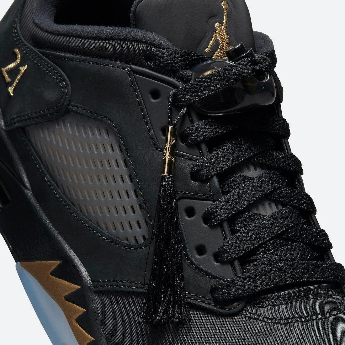 (Men's) Air Jordan 5 Retro Low WF 'Wings Class of 2020-2021' (2021) DJ1094-001 Air Jordan 5 Mesh Panel Basketball Shoes